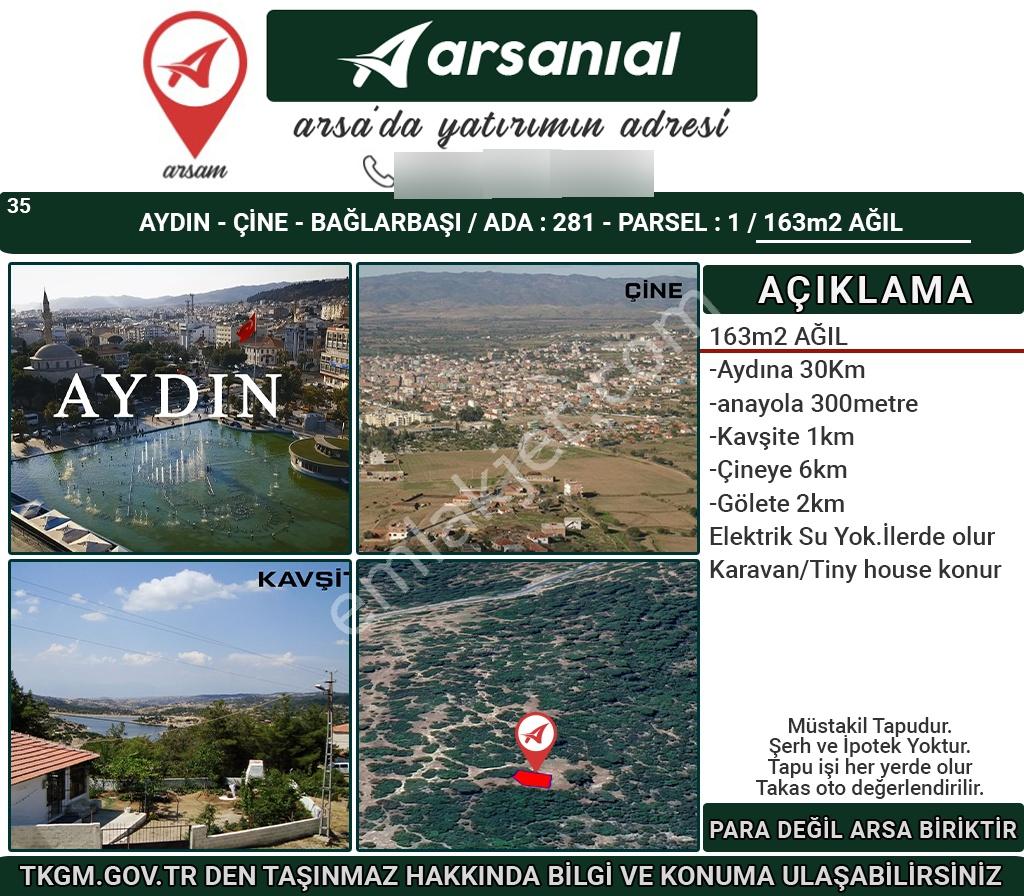 Aydın / Çine / Kavşit Satılık 163m2 Ağıl