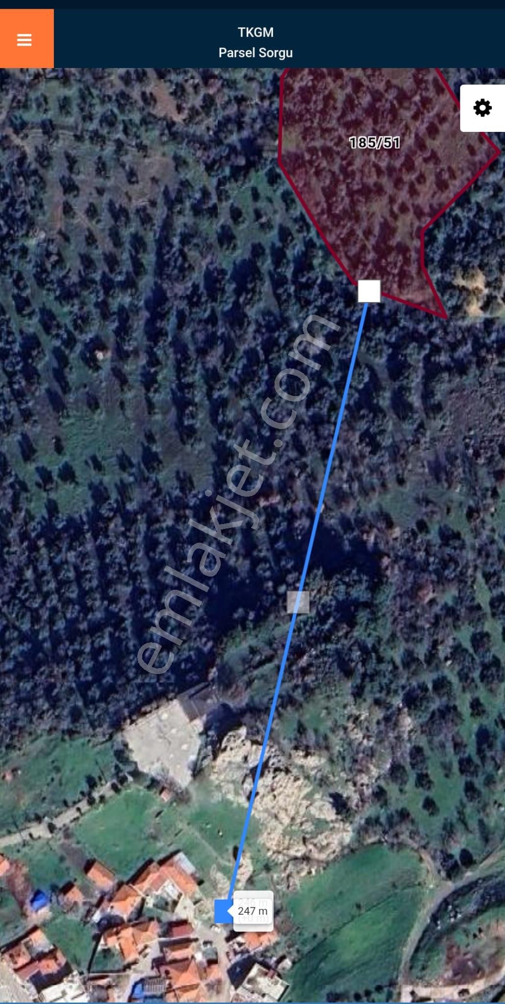 Golden Globy, Burhaniye Dutluca'da Yerleşim Yerine 250 Metre Mesafede Satılık 6.378 M2 Zeytinlik - Görsel 2