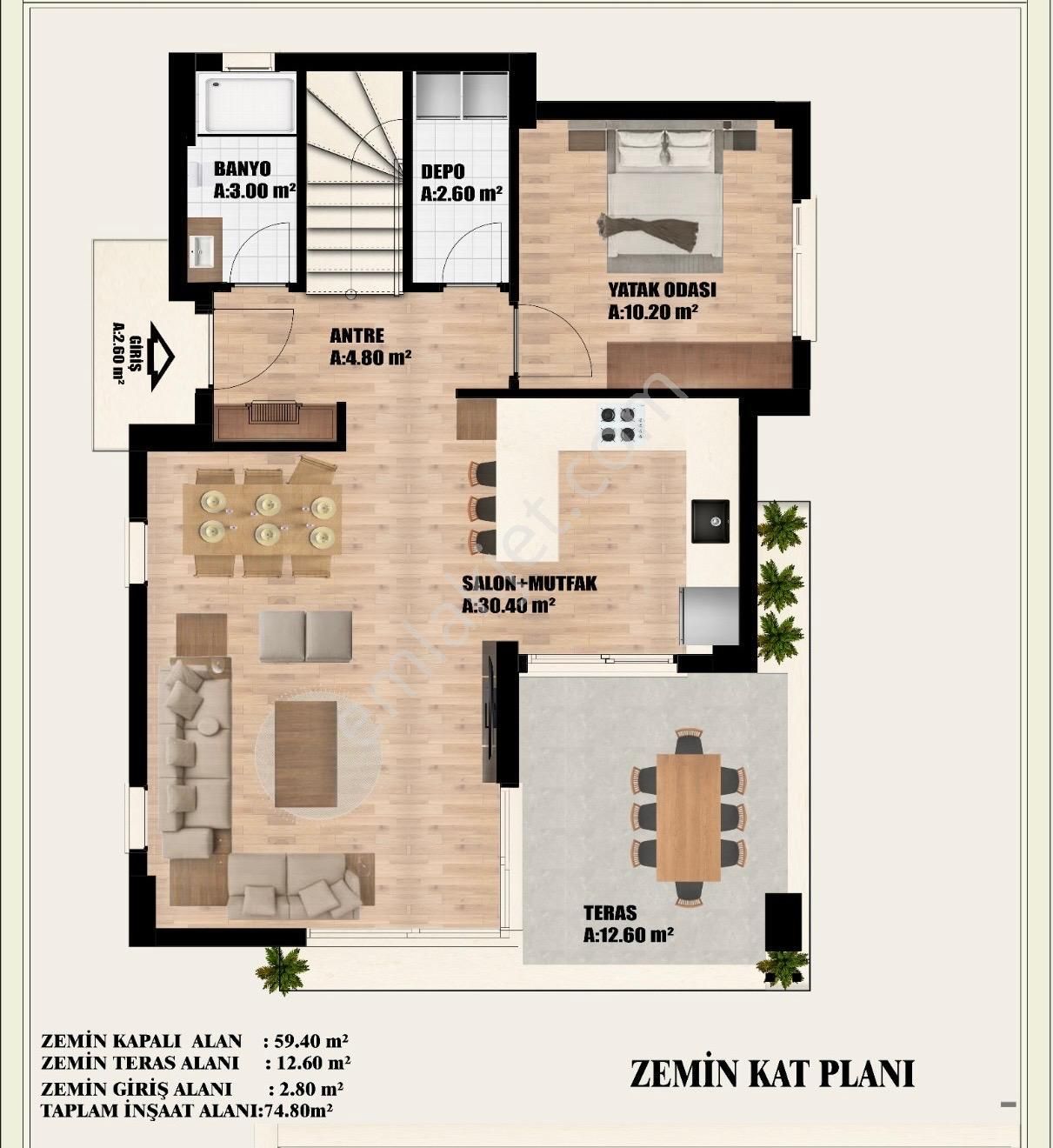 Bodrum Turgutreis Bahçelievler %30 Peşinatla Satılık 3+1 Villa - Görsel 8