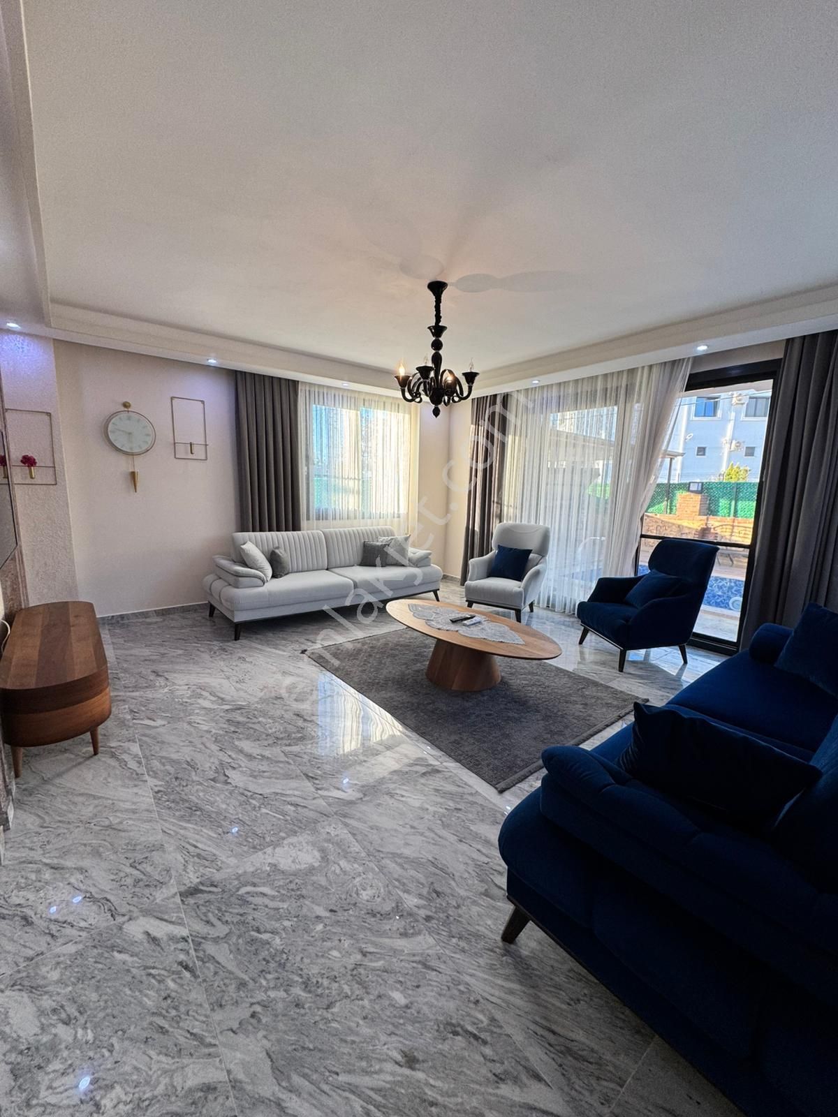 Didim Hisar Mah. 200 M2 Arsa Kullanımında 3+1 Ayrı Mutfaklı Ful Eşyalı Havuzlu Villamız Satışdadır - Görsel 9