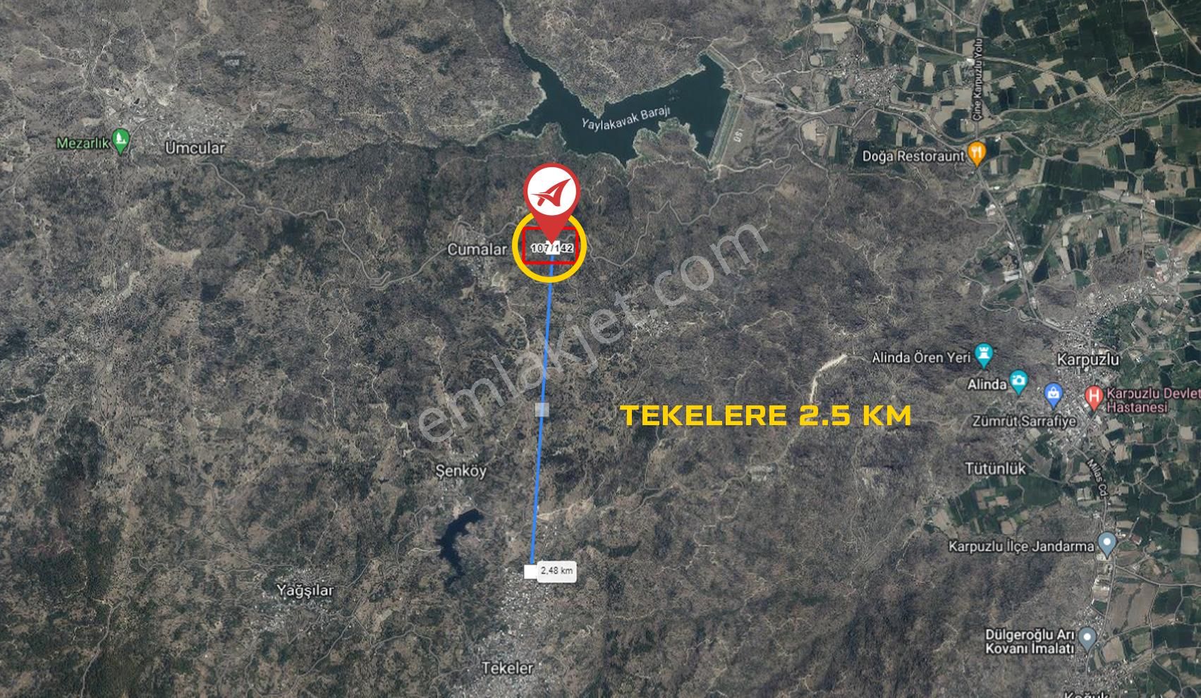 Aydın Karpuzlu Cumalar Satılık 40m2 Zeytinlik - Görsel 15