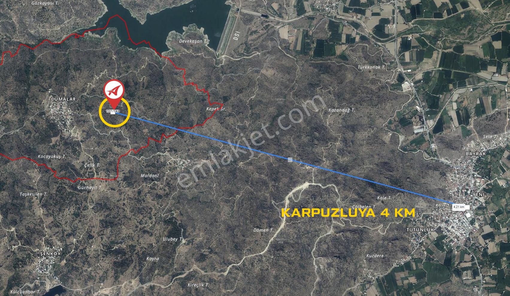 Aydın Karpuzlu Cumalar Satılık 40m2 Zeytinlik - Görsel 16