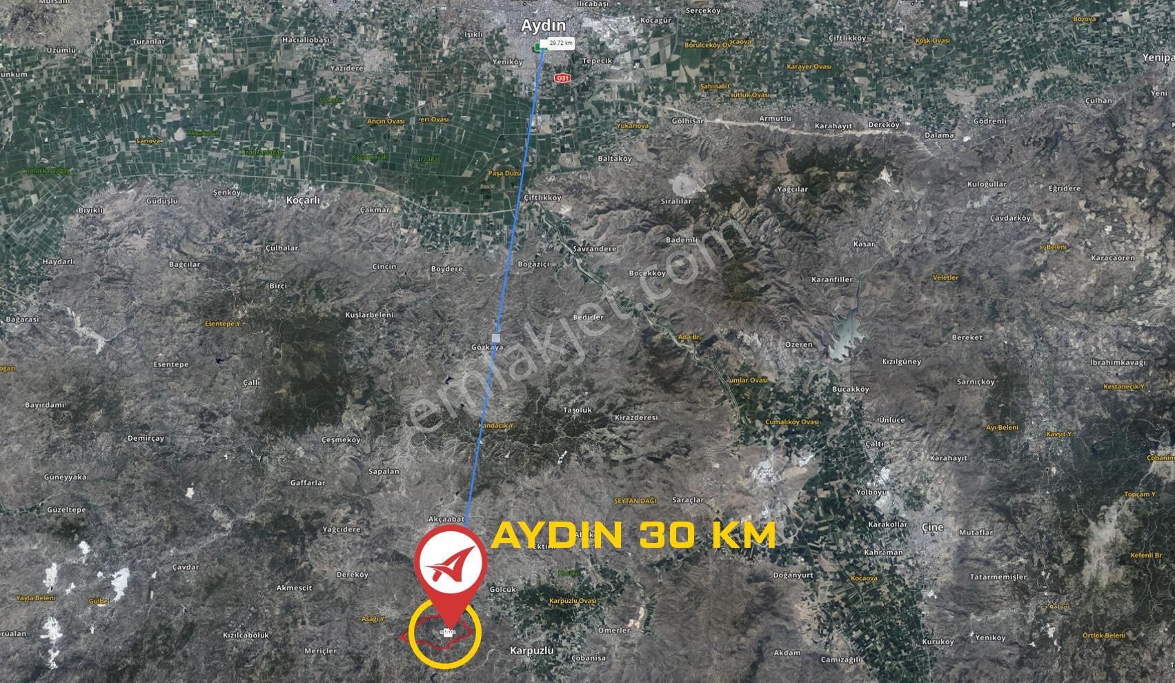 Aydın Karpuzlu Cumalar Satılık 40m2 Zeytinlik - Görsel 17