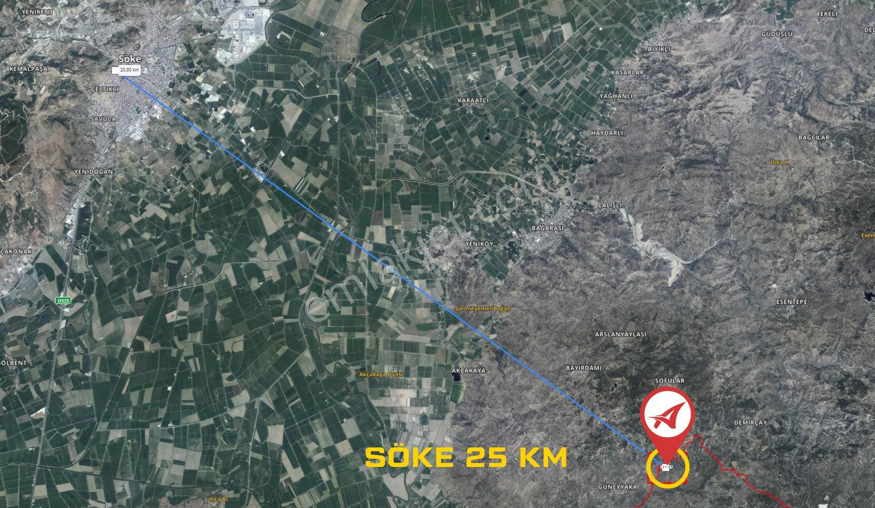 Aydın Söke Kaykıllı Satılık 4428m2 Zeytinlik - Görsel 19
