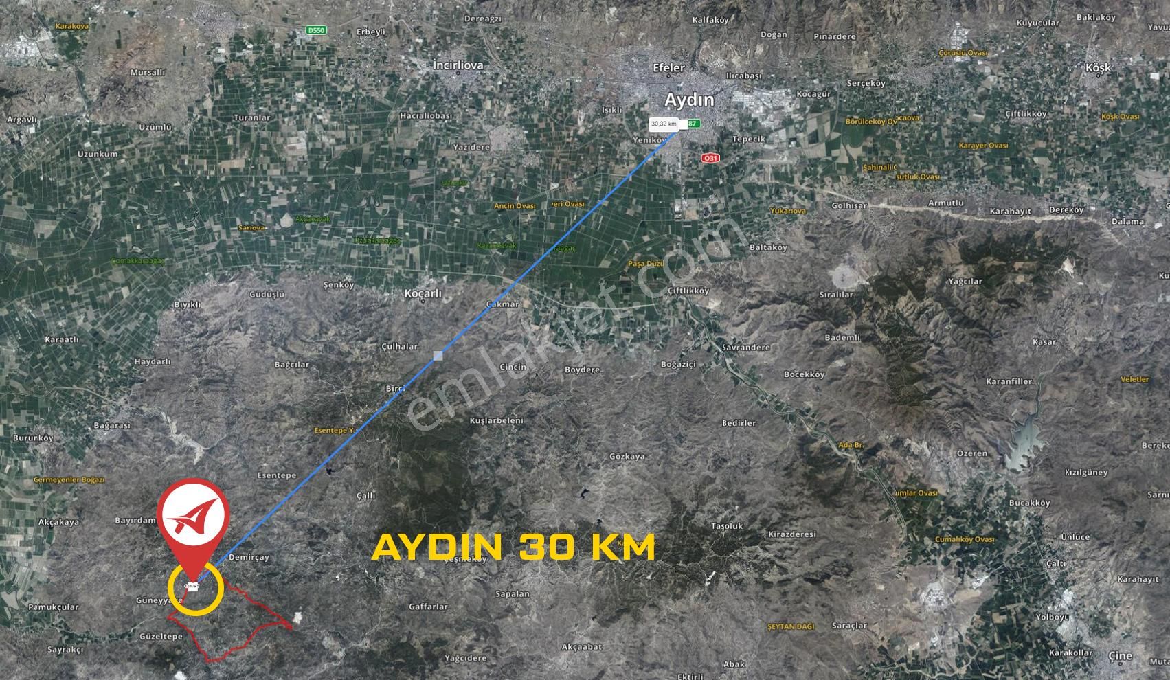 Aydın Söke Kaykıllı Satılık 4428m2 Zeytinlik - Görsel 17