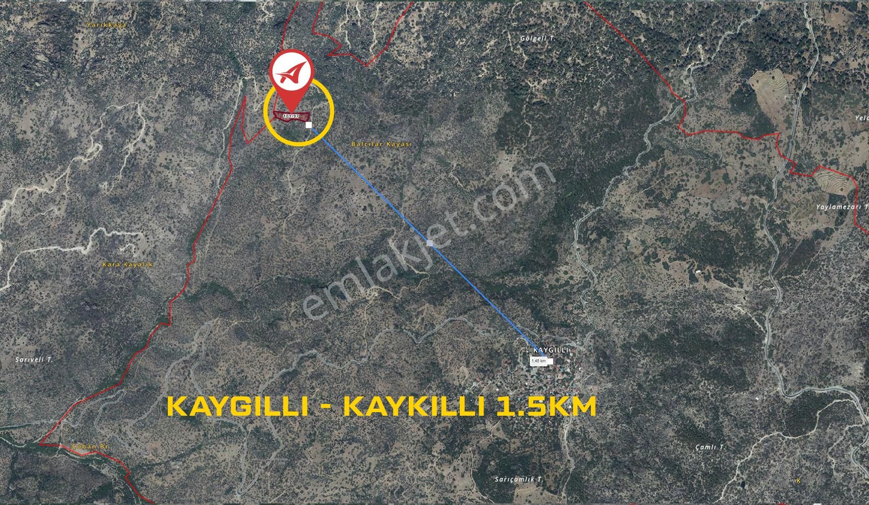 Aydın Söke Kaykıllı Satılık 4428m2 Zeytinlik - Görsel 20