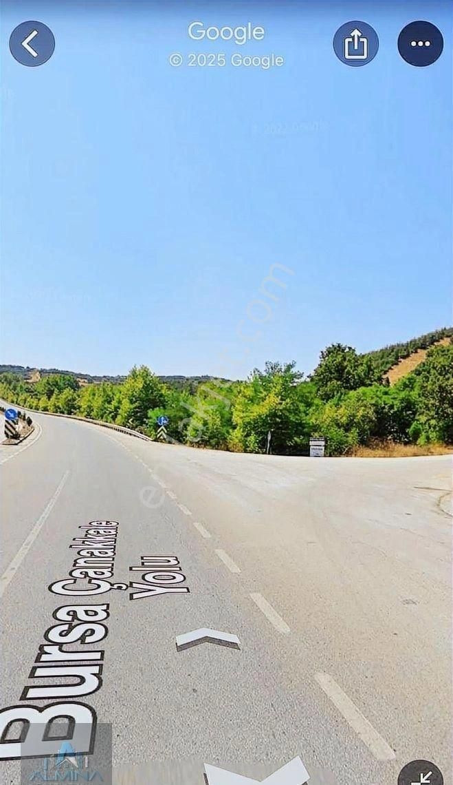 Çanakkale Bursa Yoluna Sıfır Tek Tapu Denize 500m Satılık Tarla - Görsel 3