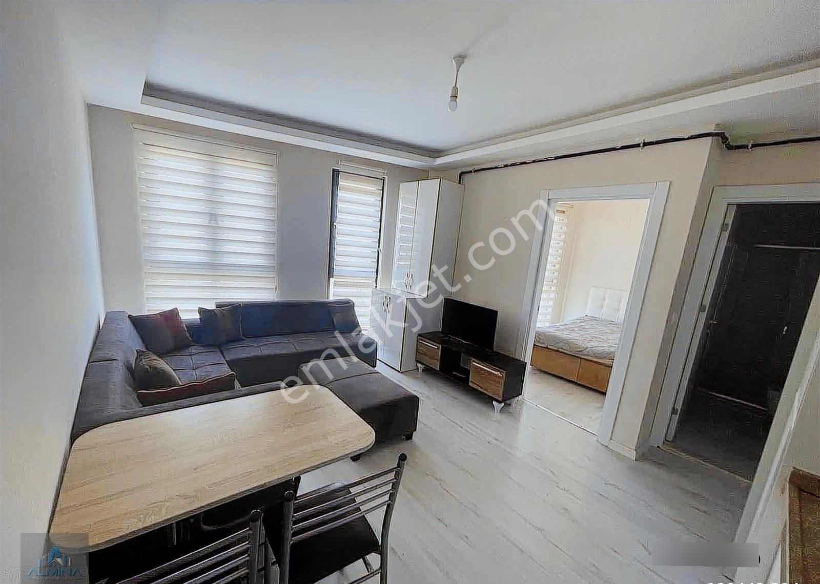 Almina'dan Site İçi Lüks Tasalımlı 1+1 Kiralık Arakat Daire - Görsel 3