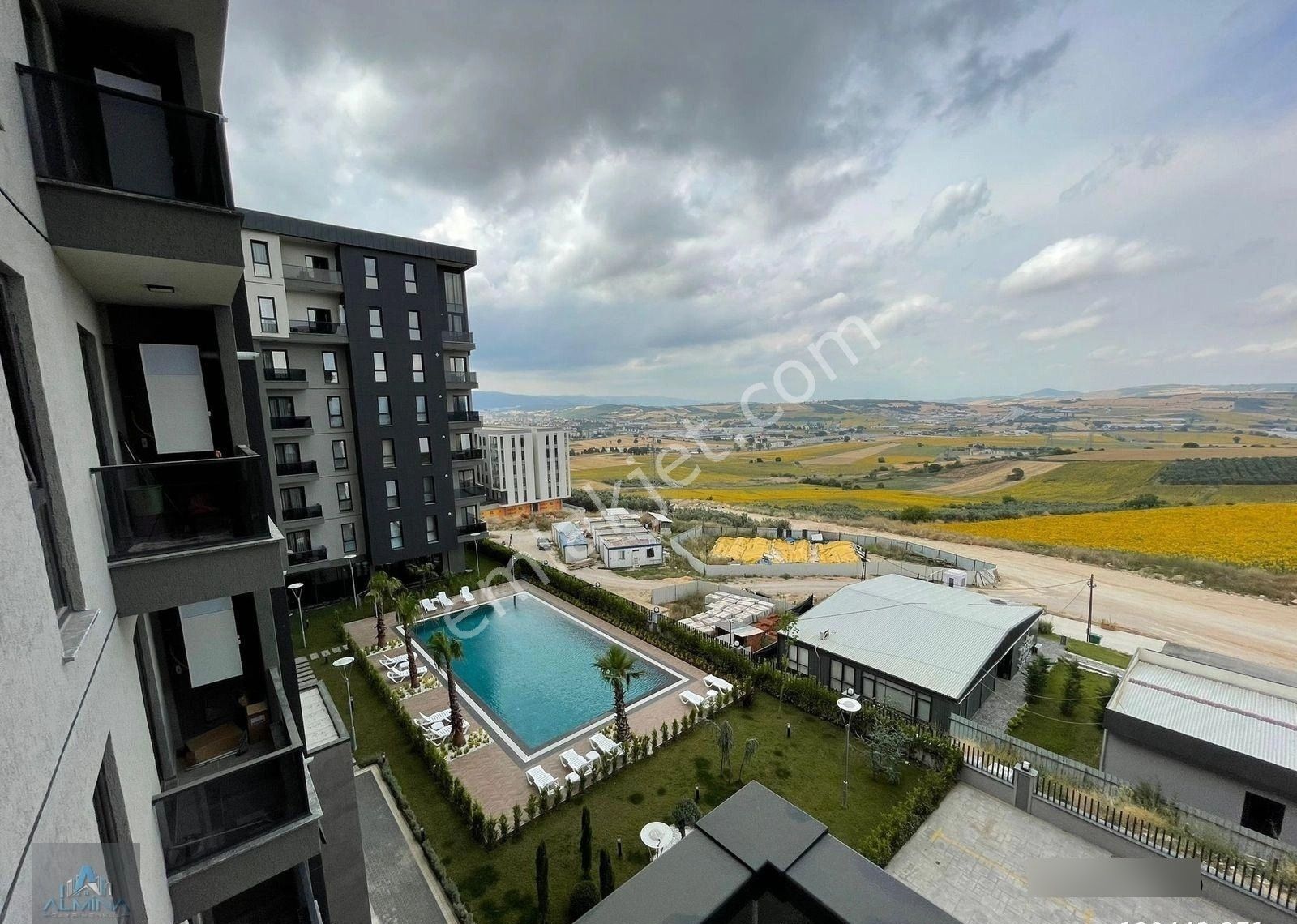 Almina'dan Havuzlu Site İçi Kralık Daire - Görsel 21