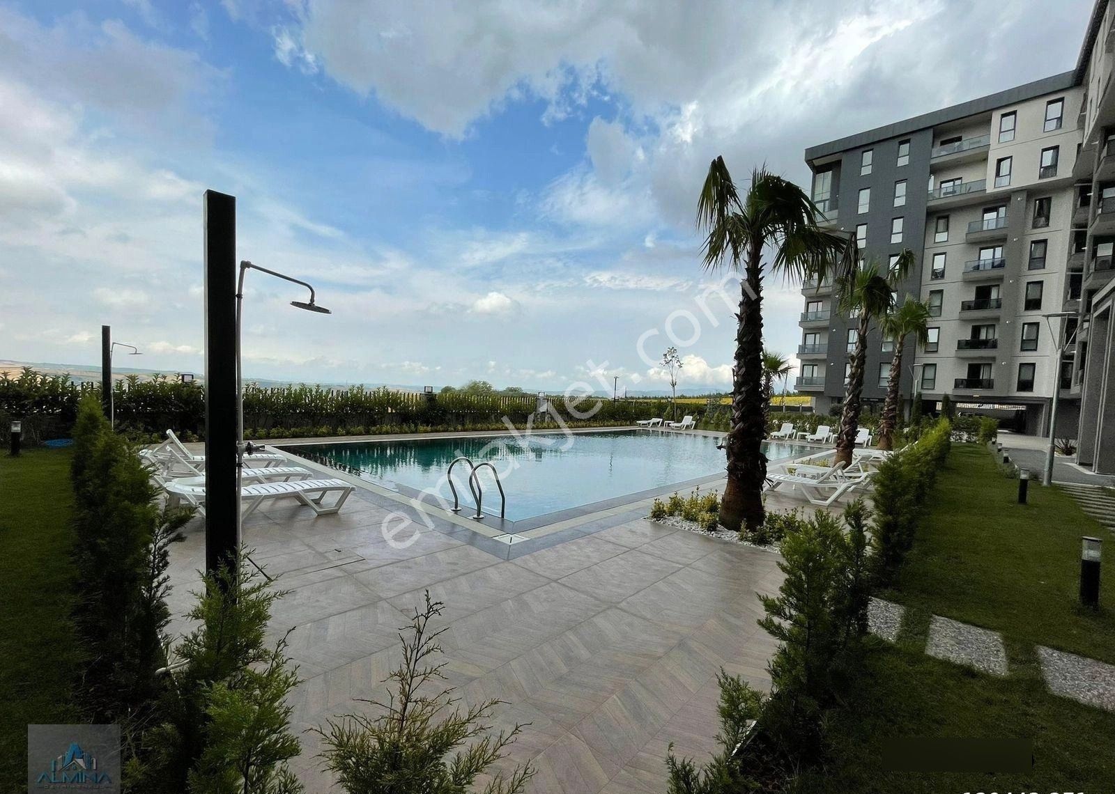 Almina'dan Havuzlu Site İçi Kralık Daire - Görsel 22