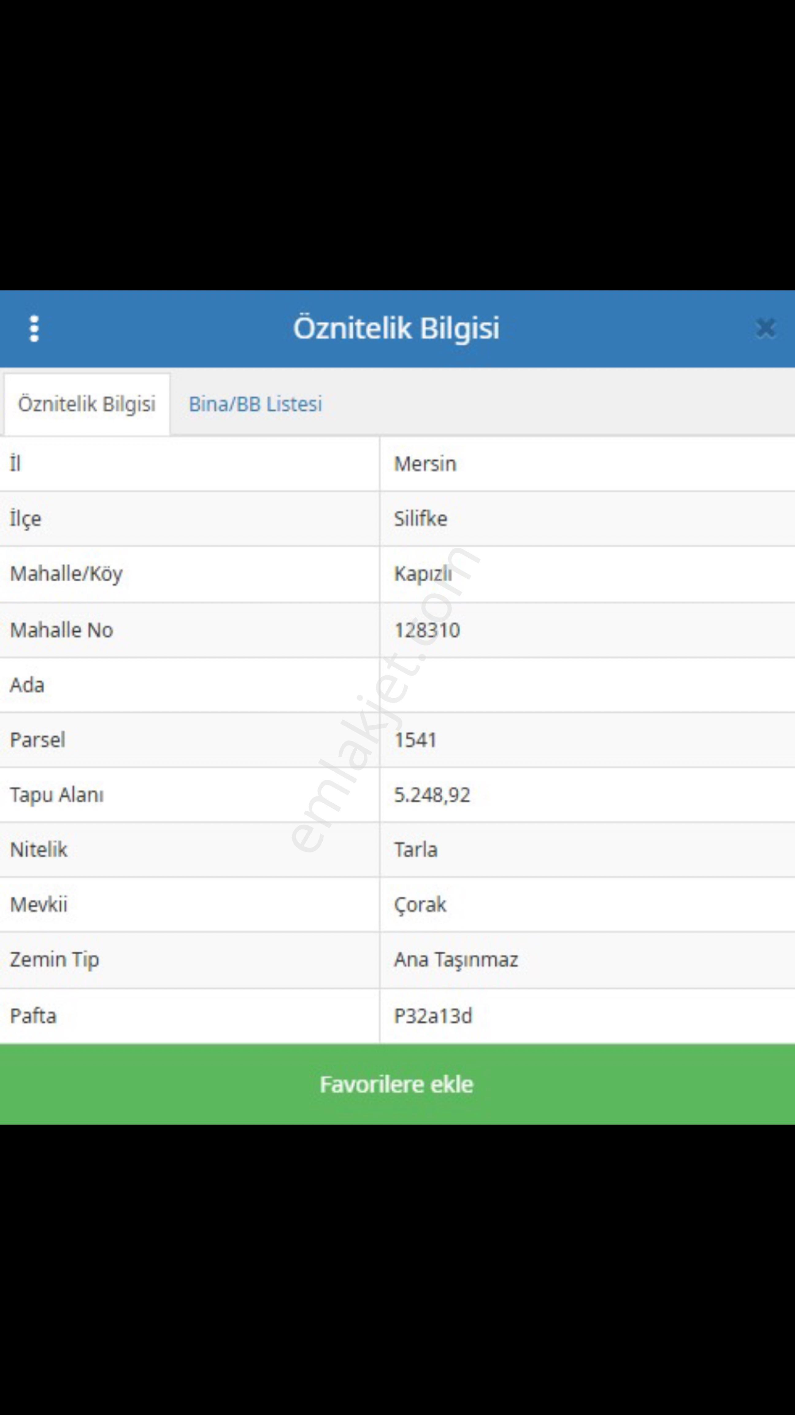 Kapızlıda Anayola 100 Mt Denize 1 Km Bakanlık Yolu Satılık Tarla