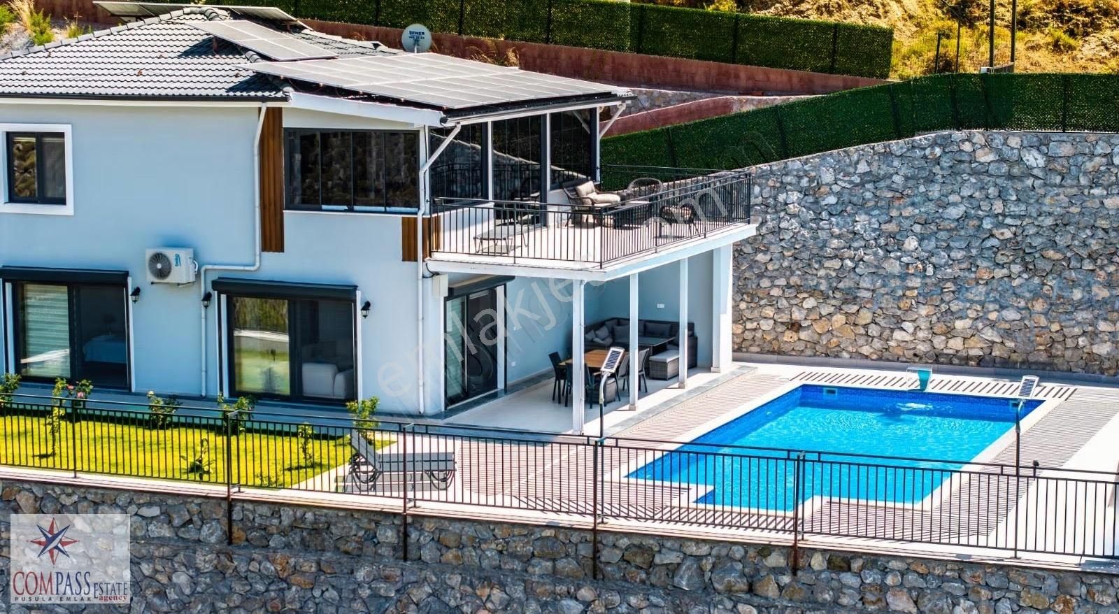 Marmarıs Selımıye'de Satılık Manzaralı Muhteşem Vılla - Görsel 3