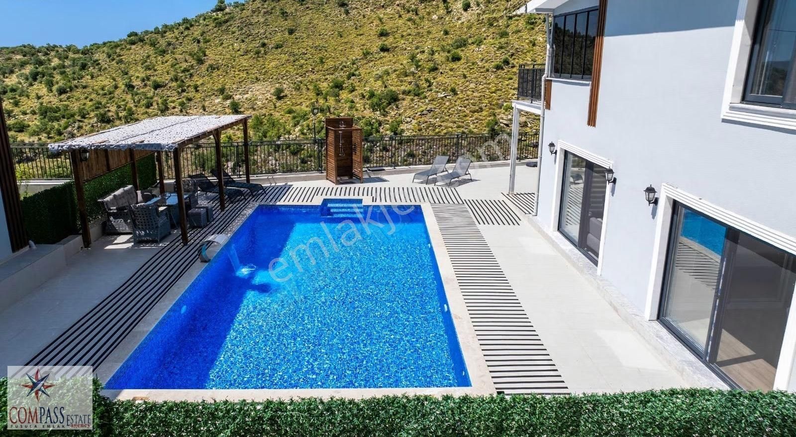 Marmarıs Selımıye'de Satılık Manzaralı Muhteşem Vılla - Görsel 13