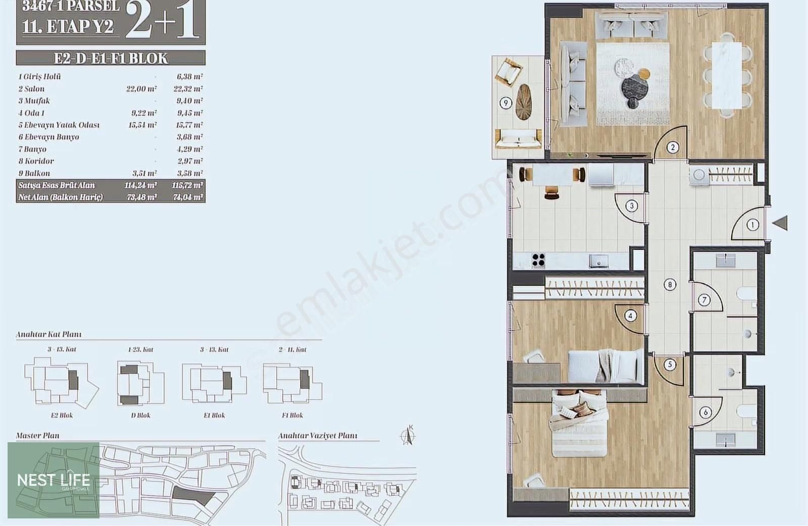 Yeni Fikirtepe Konutları 11.etap 2+1 Kapalı Mutfak-prestij Cephe - Görsel 5