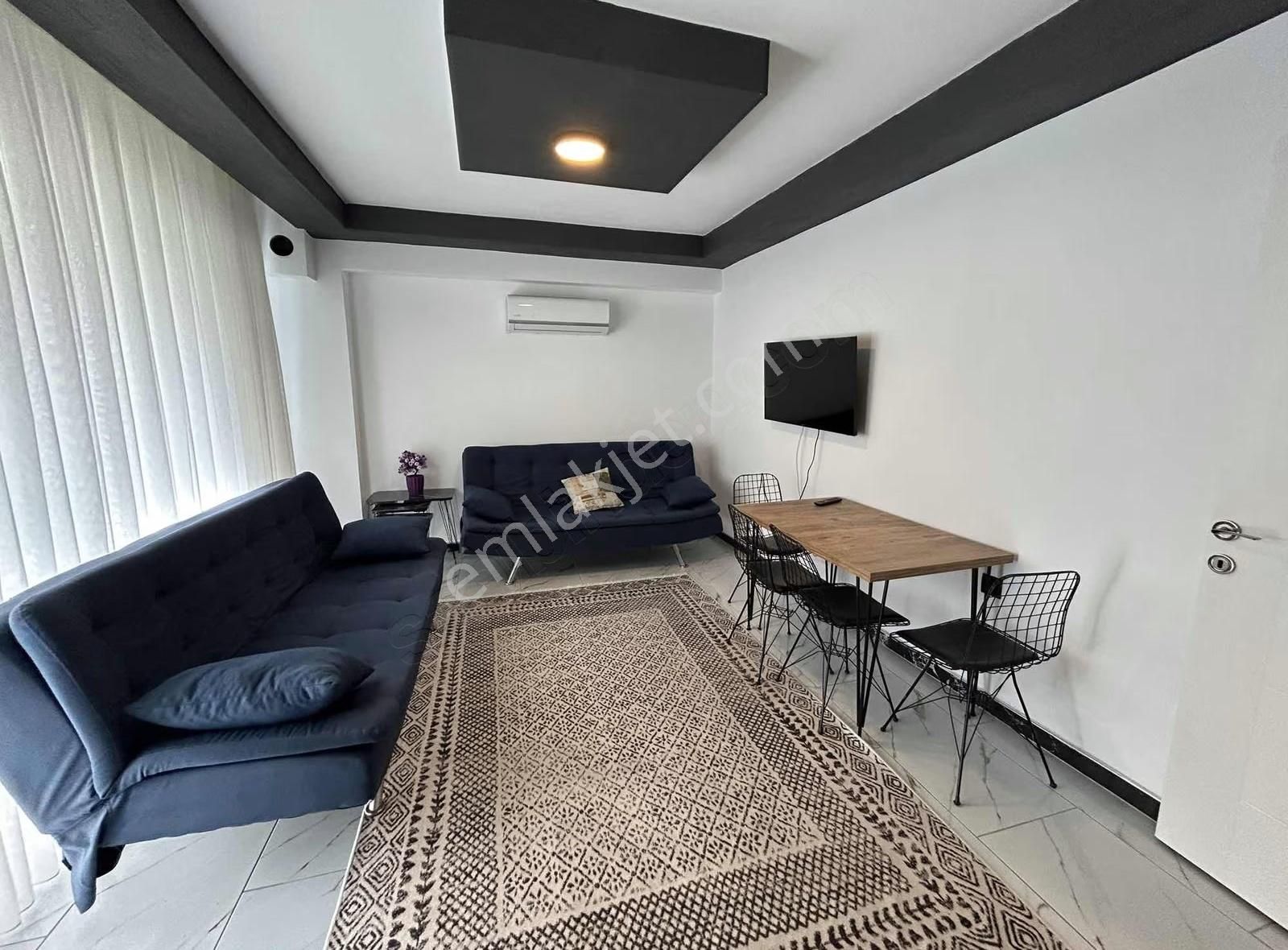 Gizemli Emlaktan Full Eşyalı Havuzlu 1+1 Kiralık Daire