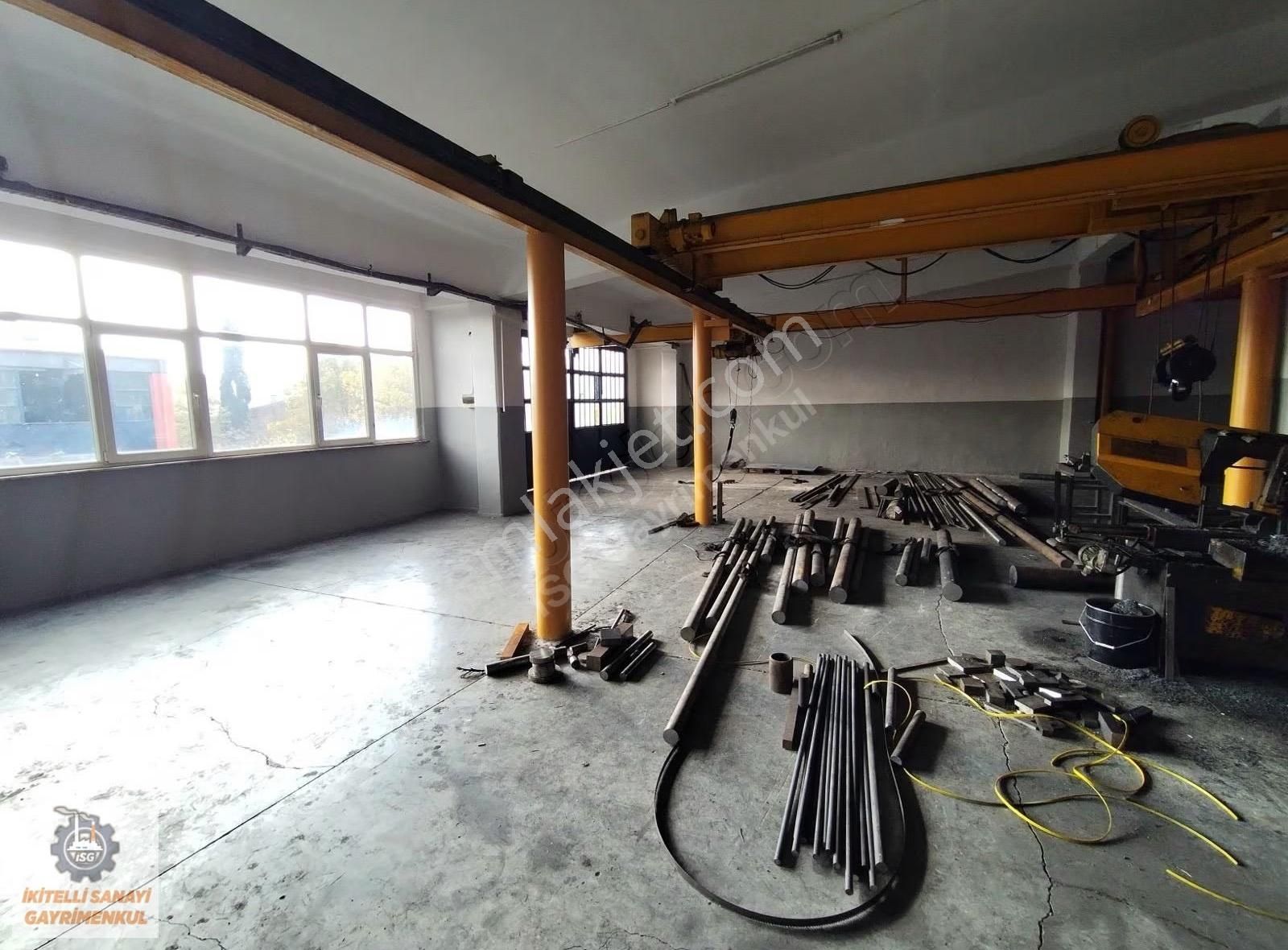 Tormak Sanayi Sitesinde Kiralık Gezer Vinçli 600m2 İşyeri - Görsel 2