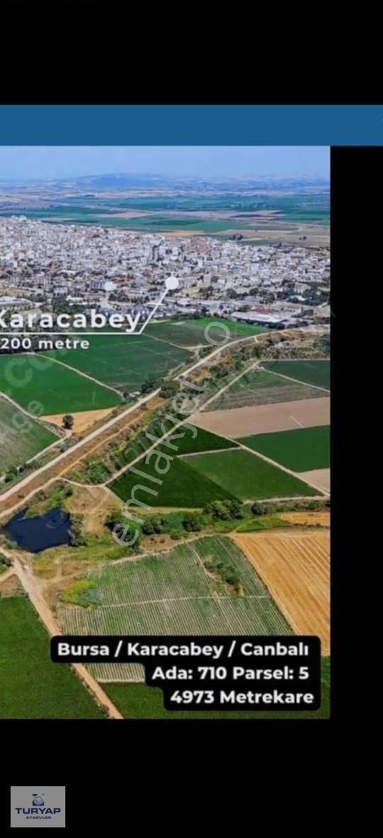 Turyap`tan Karacabey Canbalı`da Satılık 4.973m2 Yatırımlık Arazi - Görsel 2