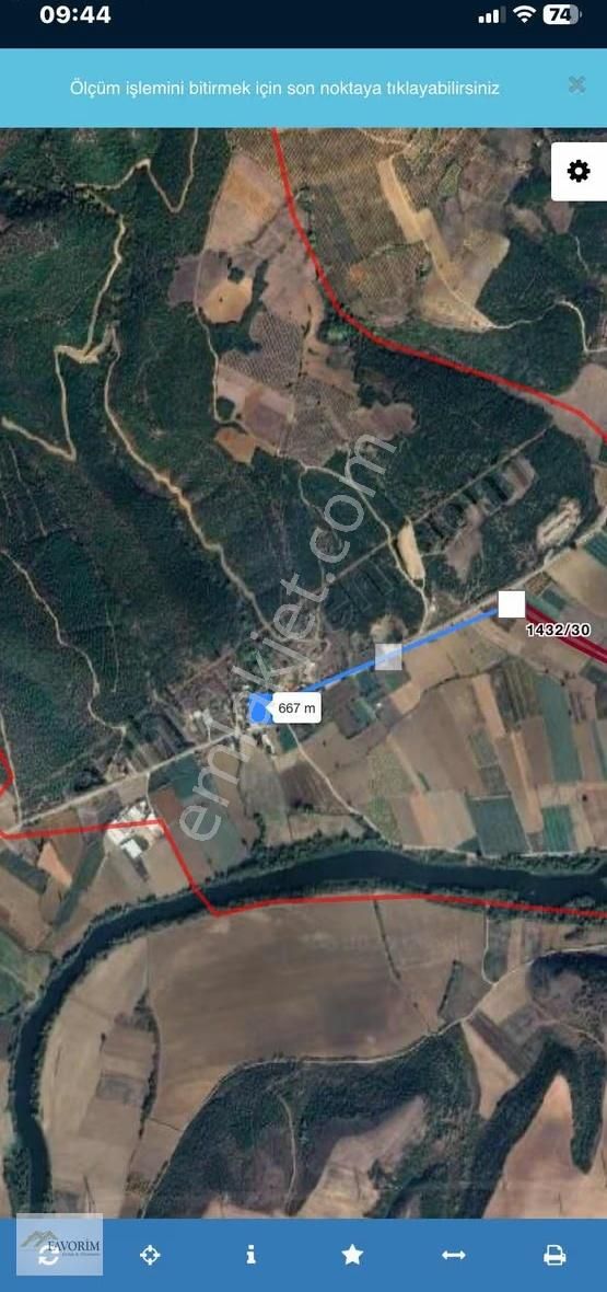Karacabey Çarık Köyde Satılık Yola Cephe Tarla - Görsel 3