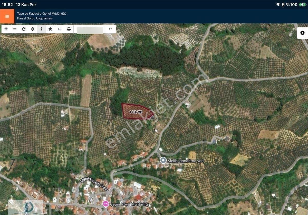 Dijitalemlak’tan Mudanya Çepni’de Satılık 3564 M2 Kıymetli Arazi.