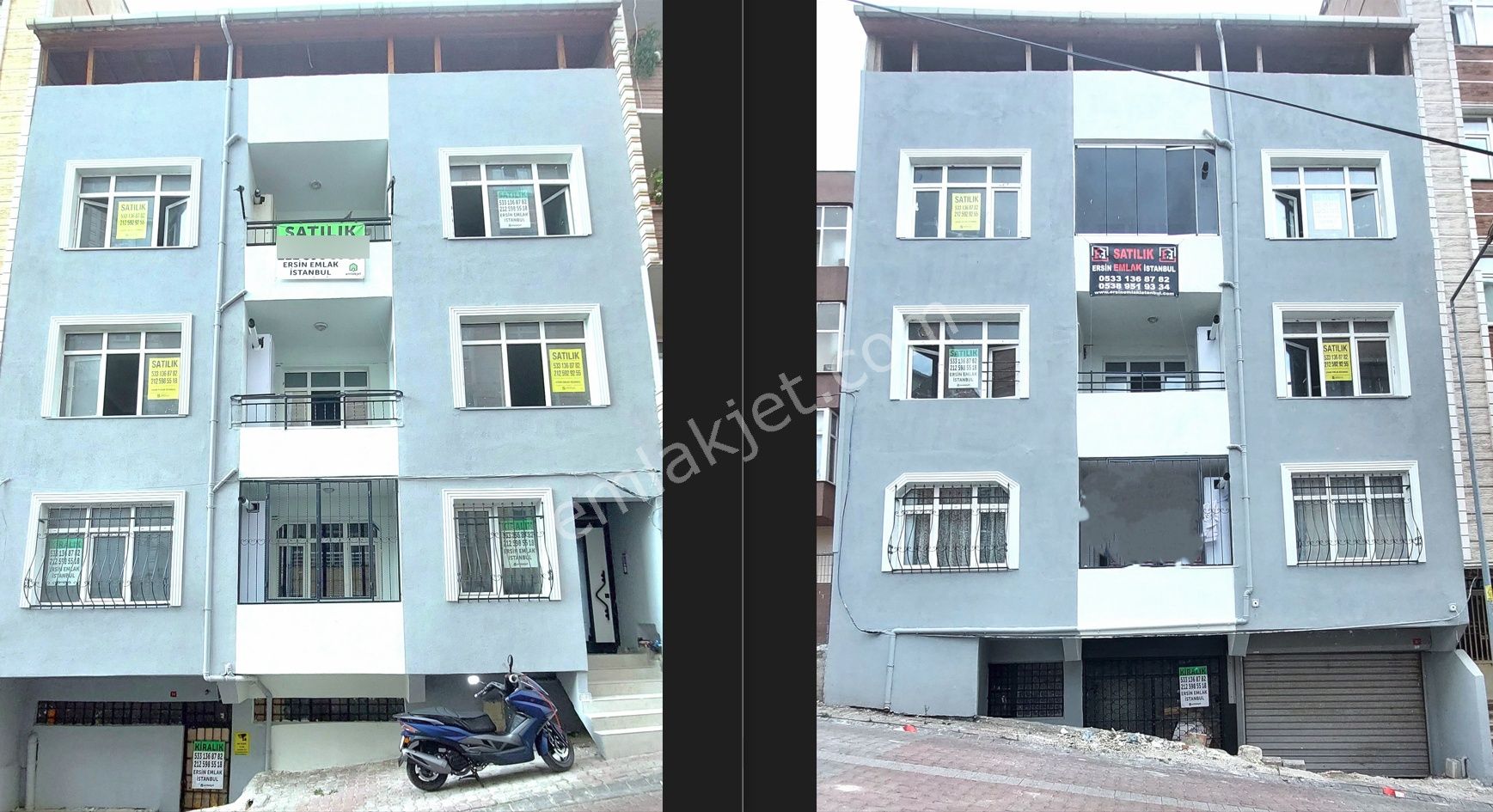 Komple Satılık 4 Katlı Müstakil Bina*ful Yapılı*6 Daire+1 İşyeri