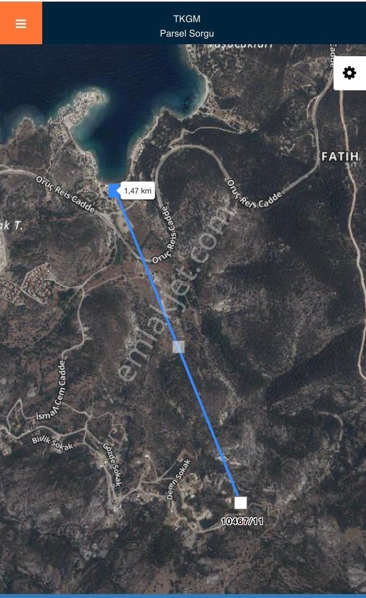 Turyap Foça'dan Sazlıca'da Panoramik Deniz Manzaralı Arsa - Görsel 13