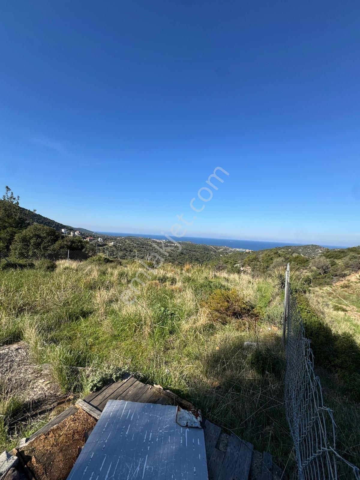 Turyap Foça'dan Sazlıca'da Panoramik Deniz Manzaralı Arsa - Görsel 6
