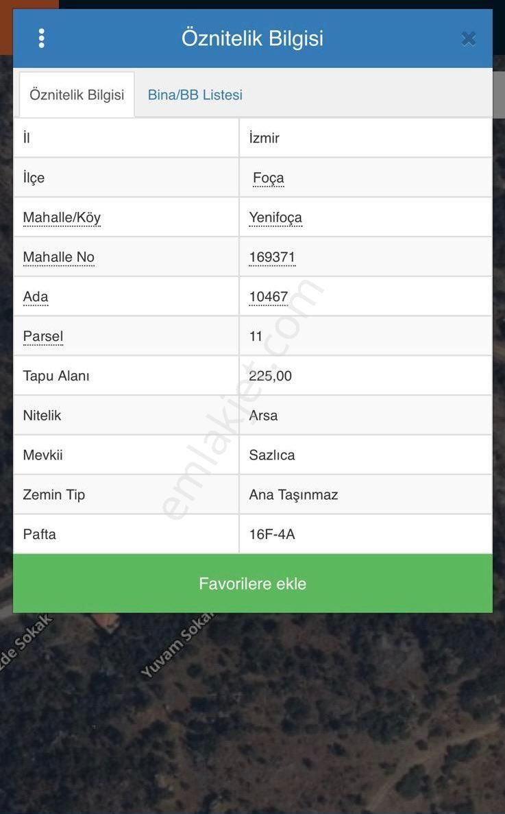 Turyap Foça'dan Sazlıca'da Panoramik Deniz Manzaralı Arsa - Görsel 12
