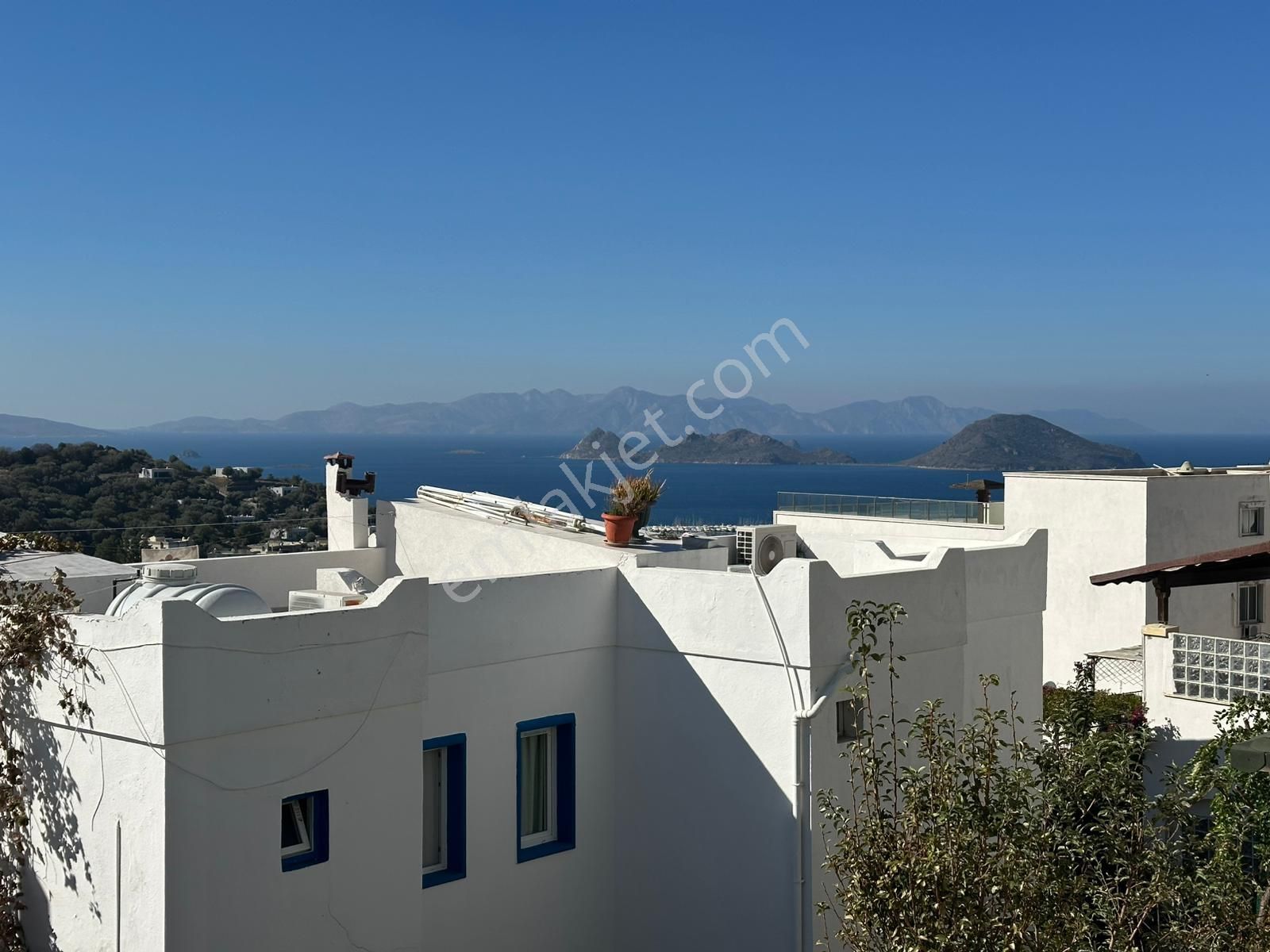 Turgutreis Karabağ'da Satılık Deniz Manzaralı Villa