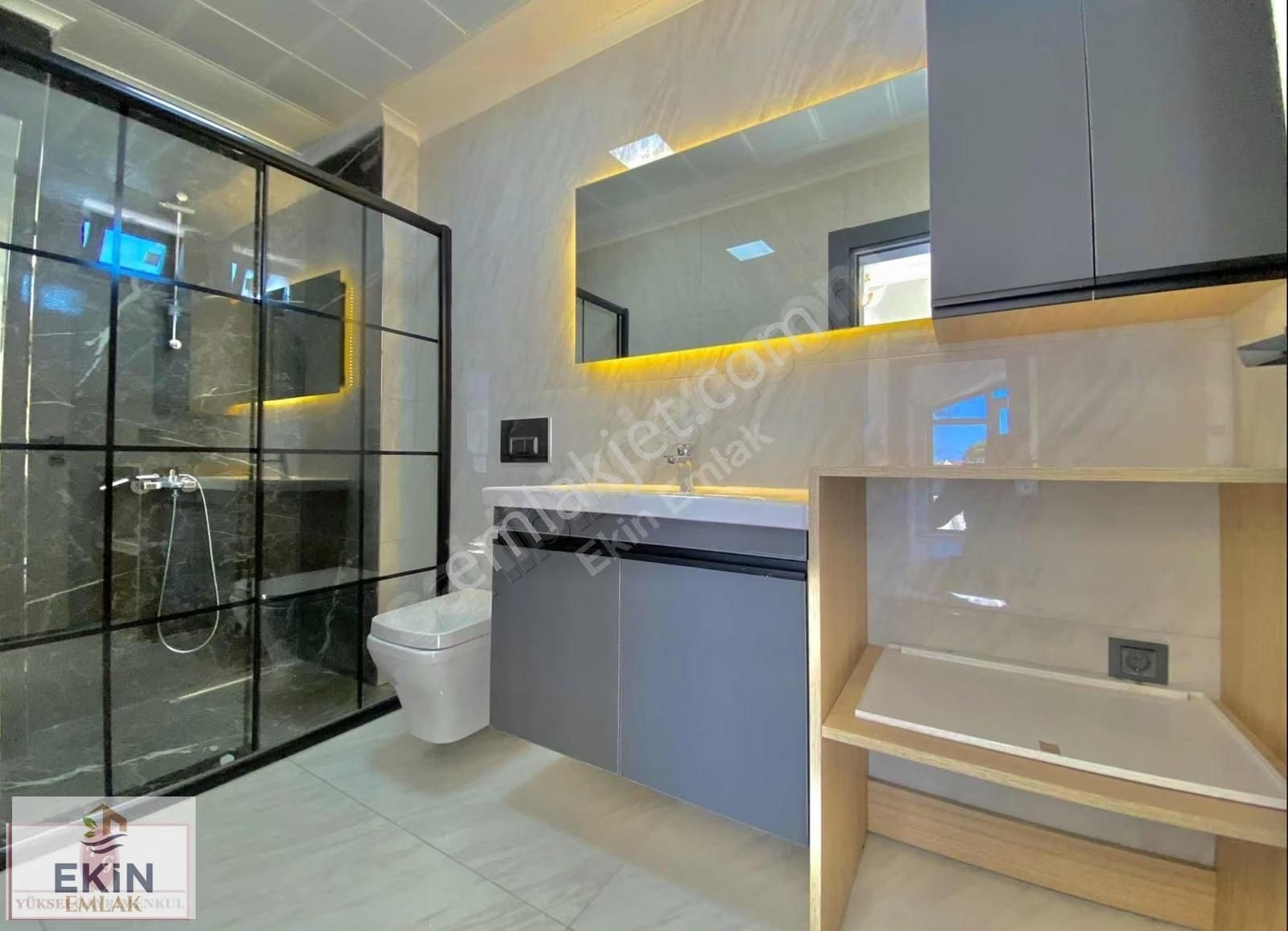 Güre'de Plaja Çok Yakın, Tasarım Harikası Tripleks Villa! - Görsel 19