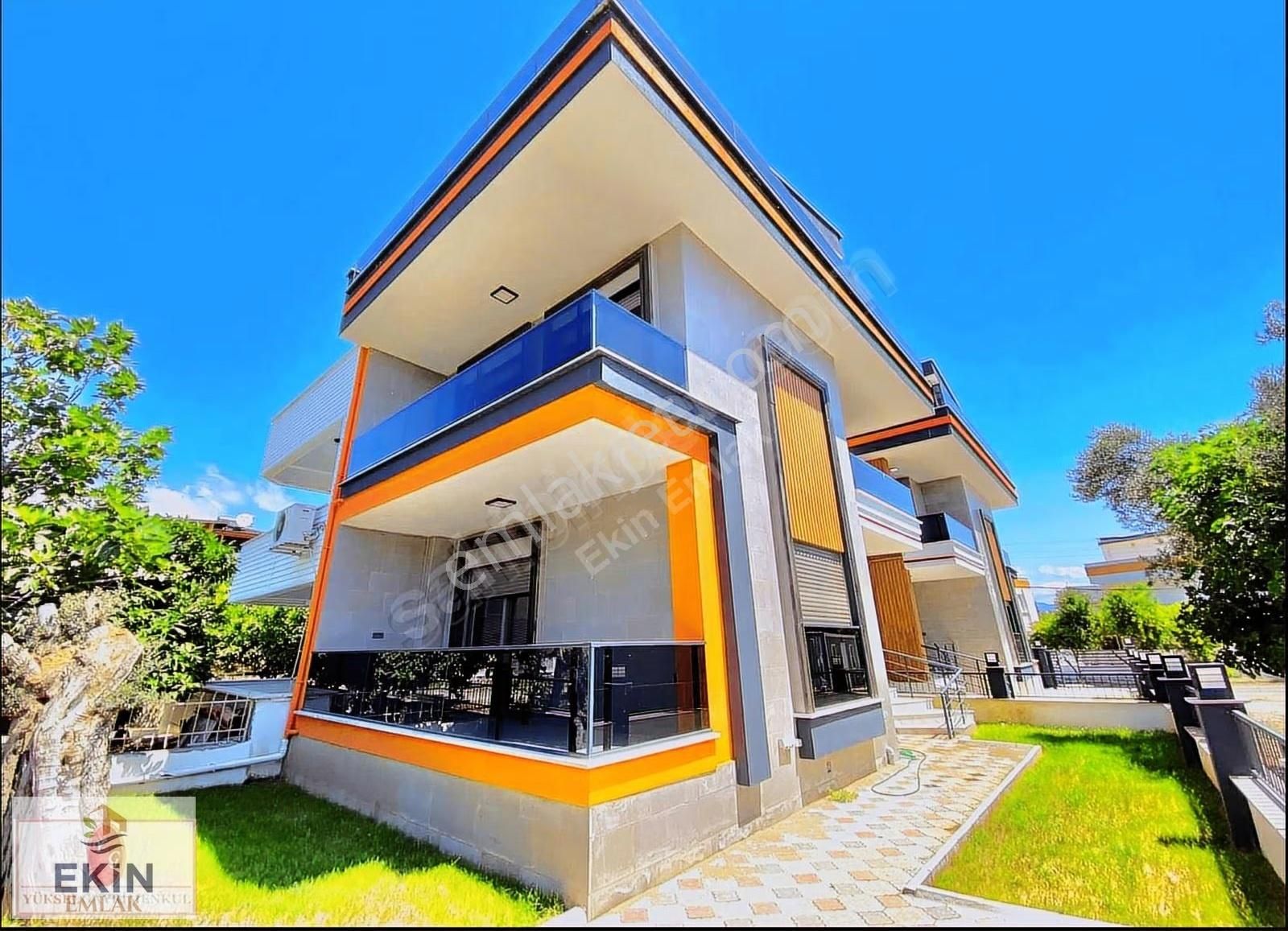Güre'de Plaja Çok Yakın, Tasarım Harikası Tripleks Villa! - Görsel 10