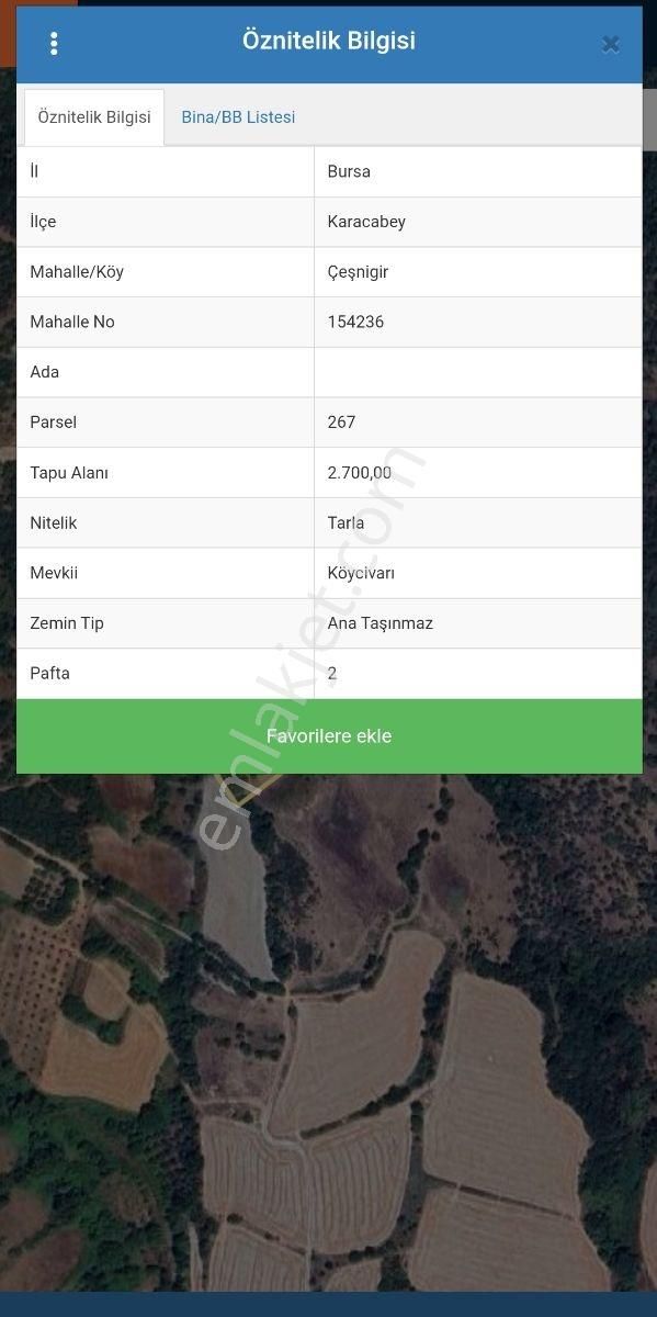 Cb Black'tan Karacabey Çeşnıgir'de 2700 M2 Satılık Tarla - Görsel 2