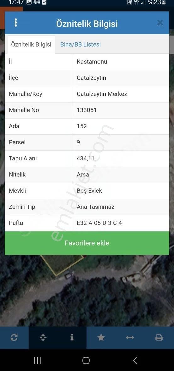 Kastamonu Çatalzeytin'de İlçe Merkezinde Satılık Arsalar - Görsel 5
