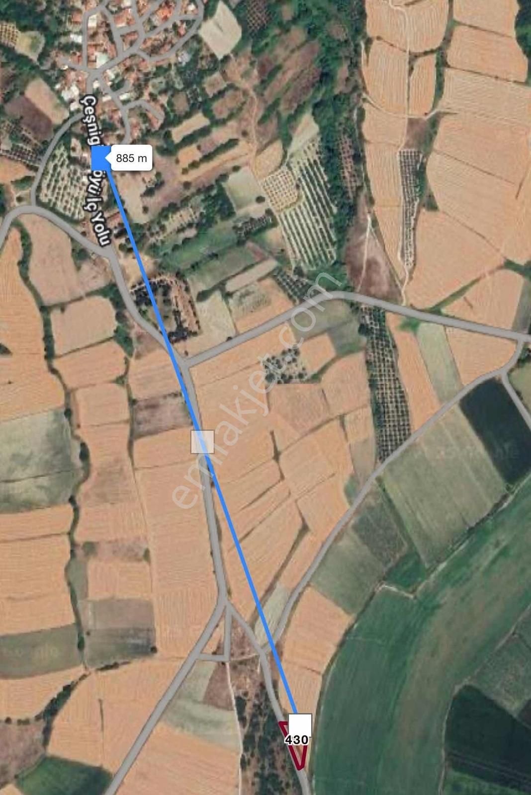 Cb Black'tan Karacabey Çeşnigir'de Köye 800 Metre Mesafrde Tarla - Görsel 2