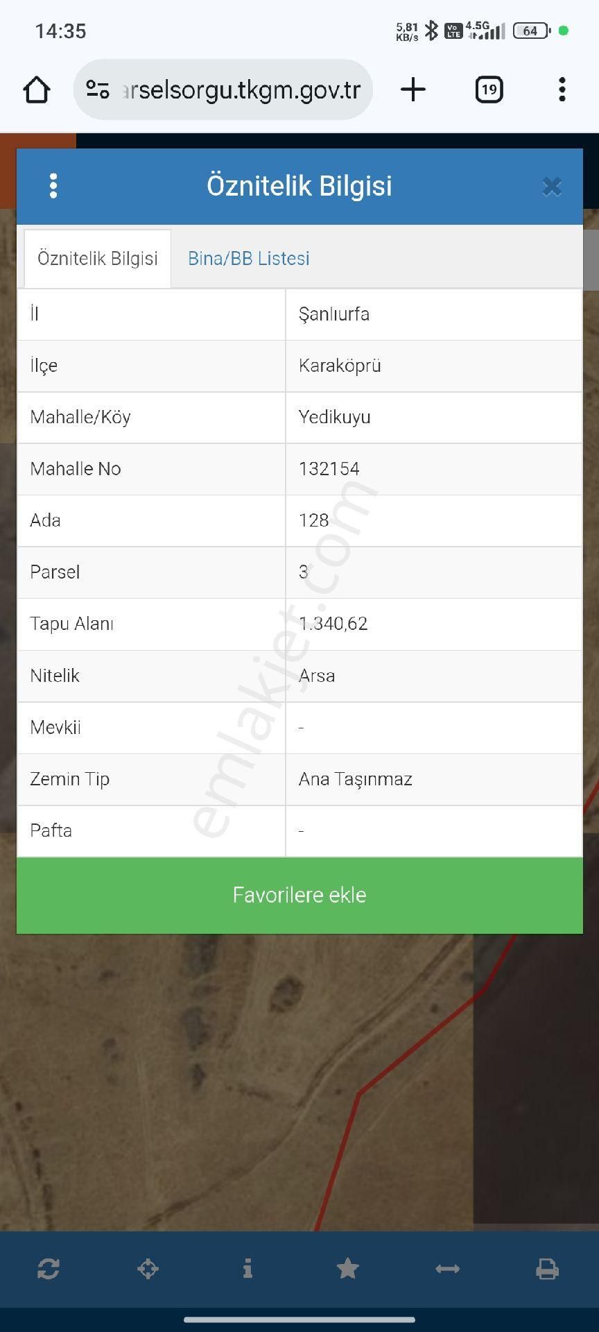 Gap Havalimanı Karşısı İmarlı Arsa