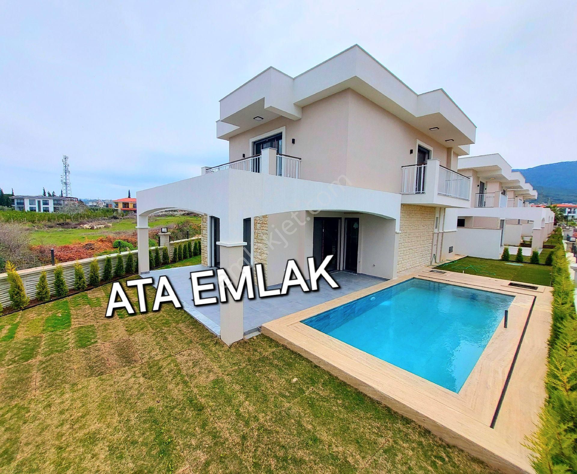 Davutlarda Özel Havuzlu Tek Müstakil 4+1 Sıfır Villa - Görsel 34