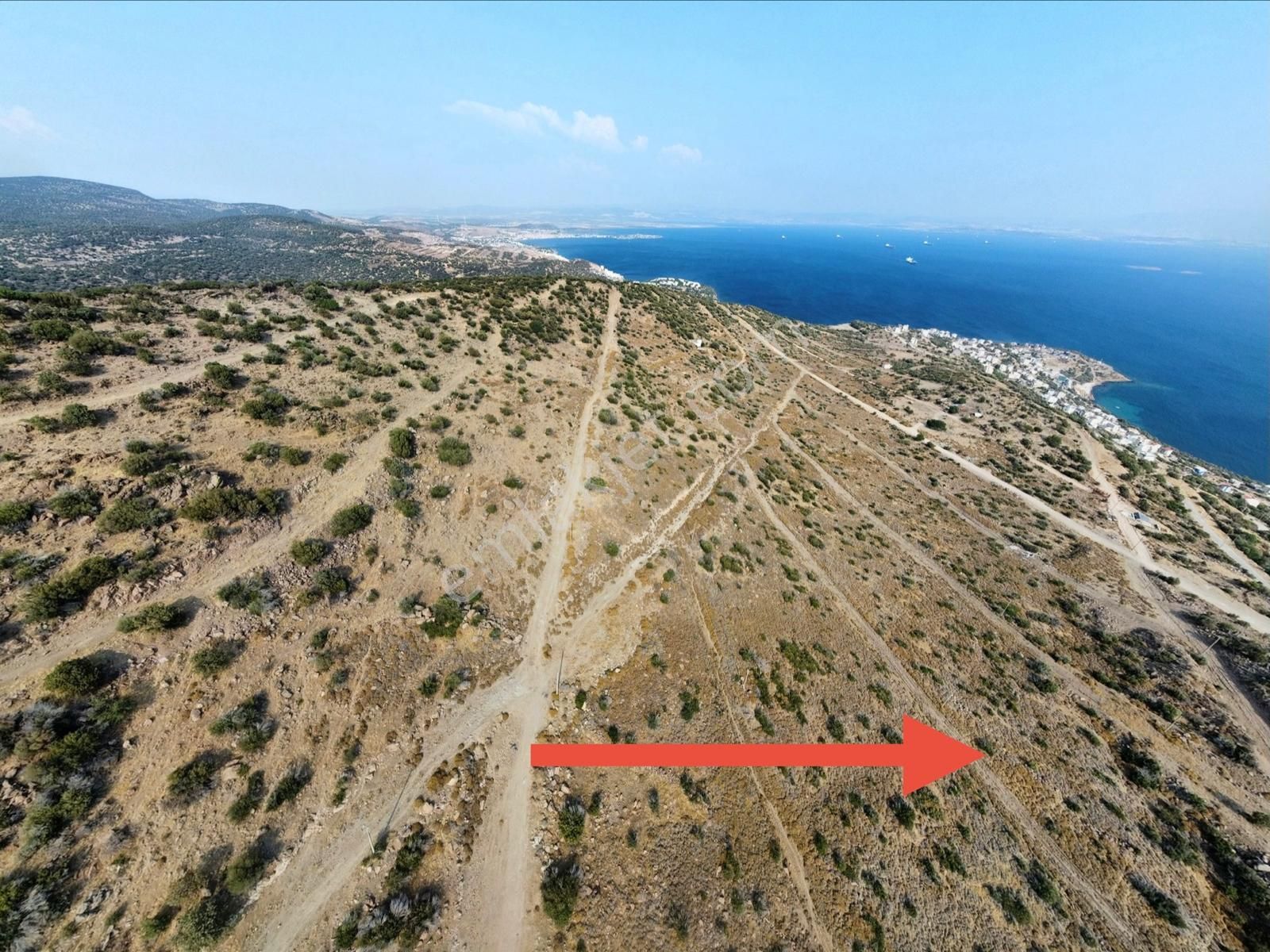 Çandarlı Eykoda Önü Kapanmaz Deniz Manzaralı 15/30 İmarlı Arsa - Görsel 6