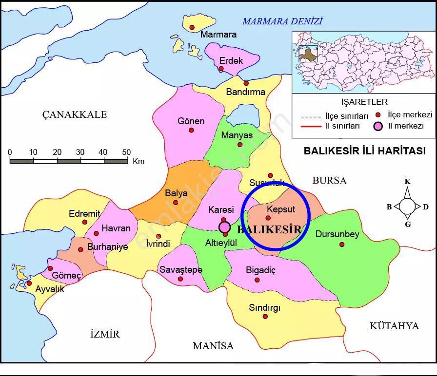 Balıkesesir Kepsut Bükdere Satılık 50m2 İmarlı Arsa - Görsel 2