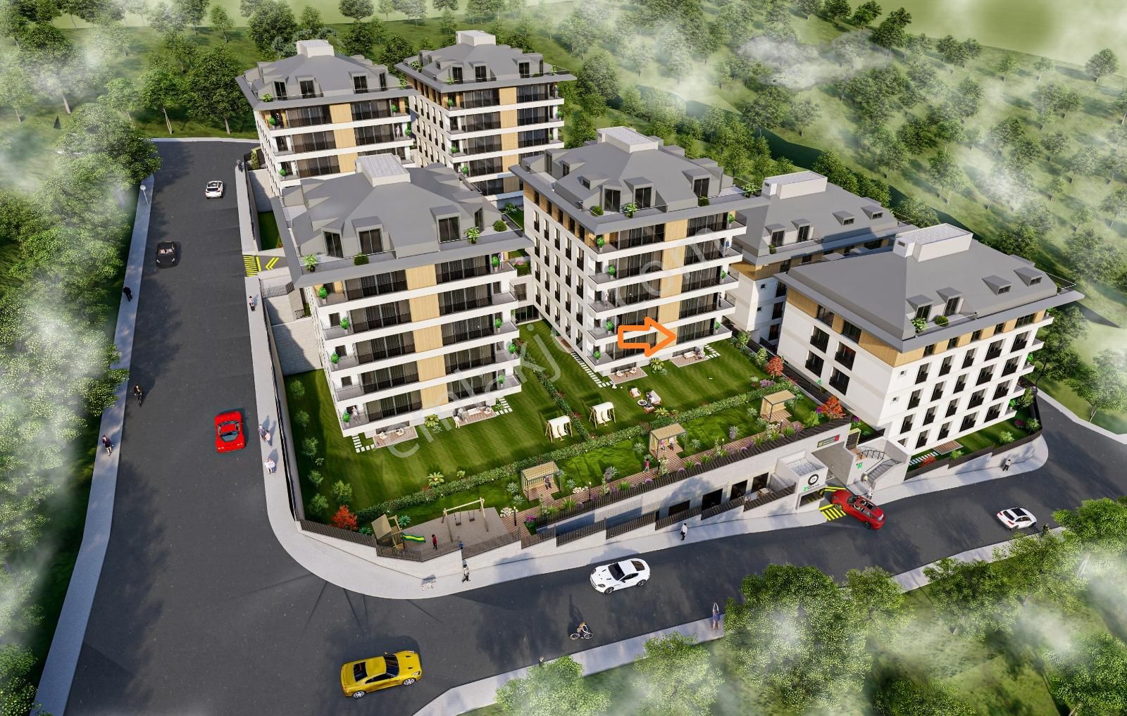 Ala Çamlıca Konakları 2'de Satılık 3+1 Önü Açık Manzaralı Daire Mart 2026 Teslim