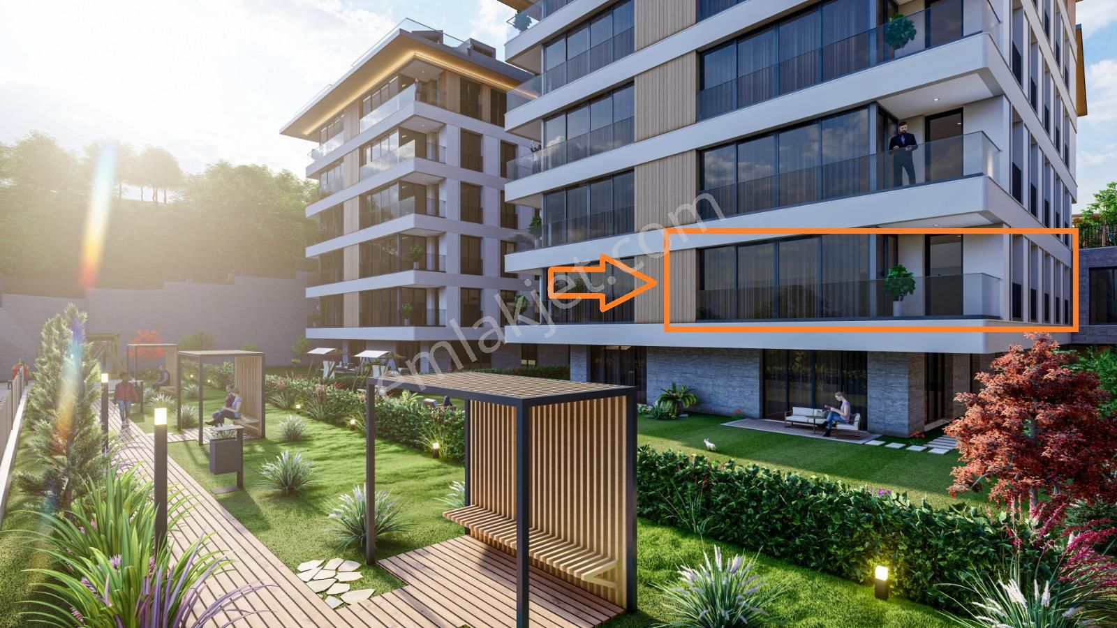 Ala Çamlıca Konakları 2'de Satılık 3+1 Önü Açık Manzaralı Daire Mart 2026 Teslim - Görsel 2