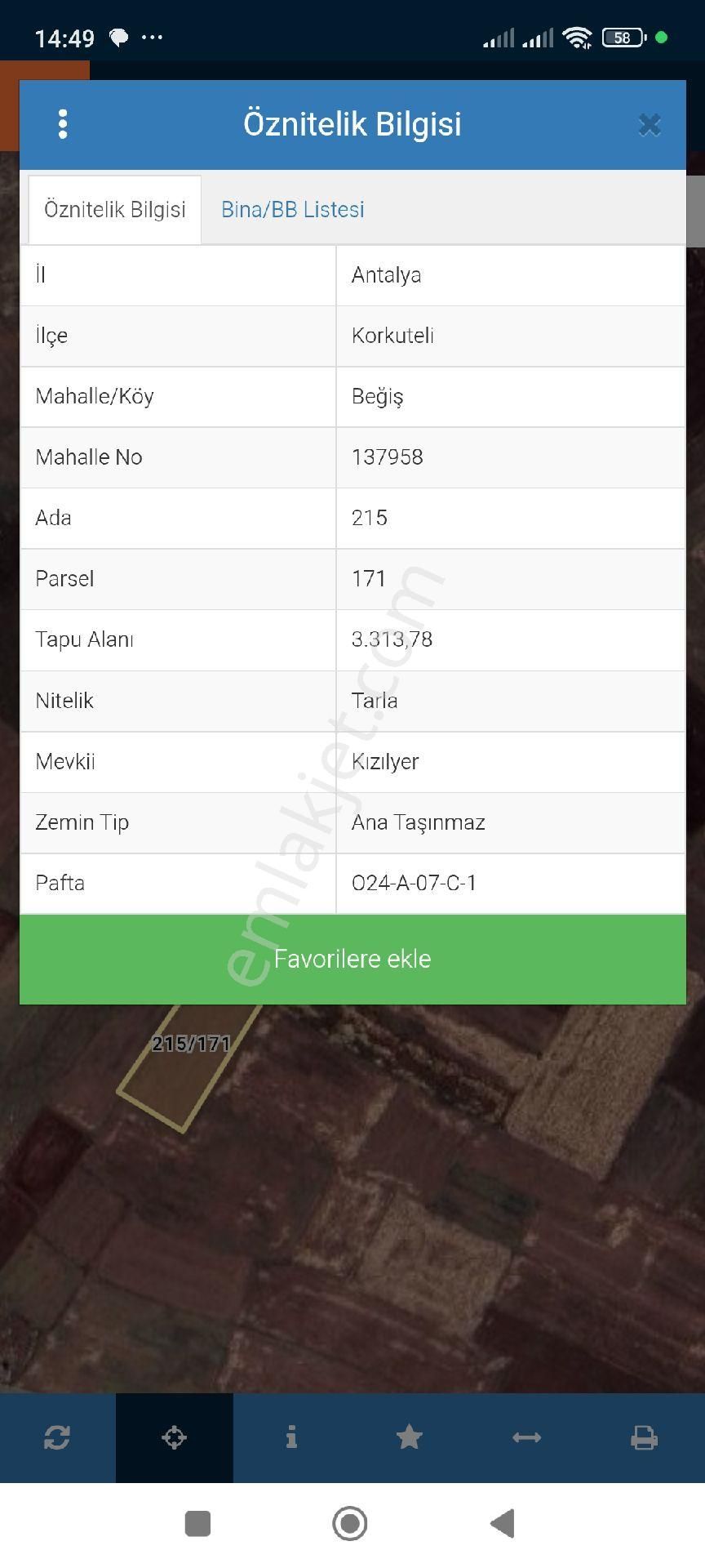 ✅korkuteli✅beğiş Köyü✅satılık 3.313m2 Tarla - Görsel 5