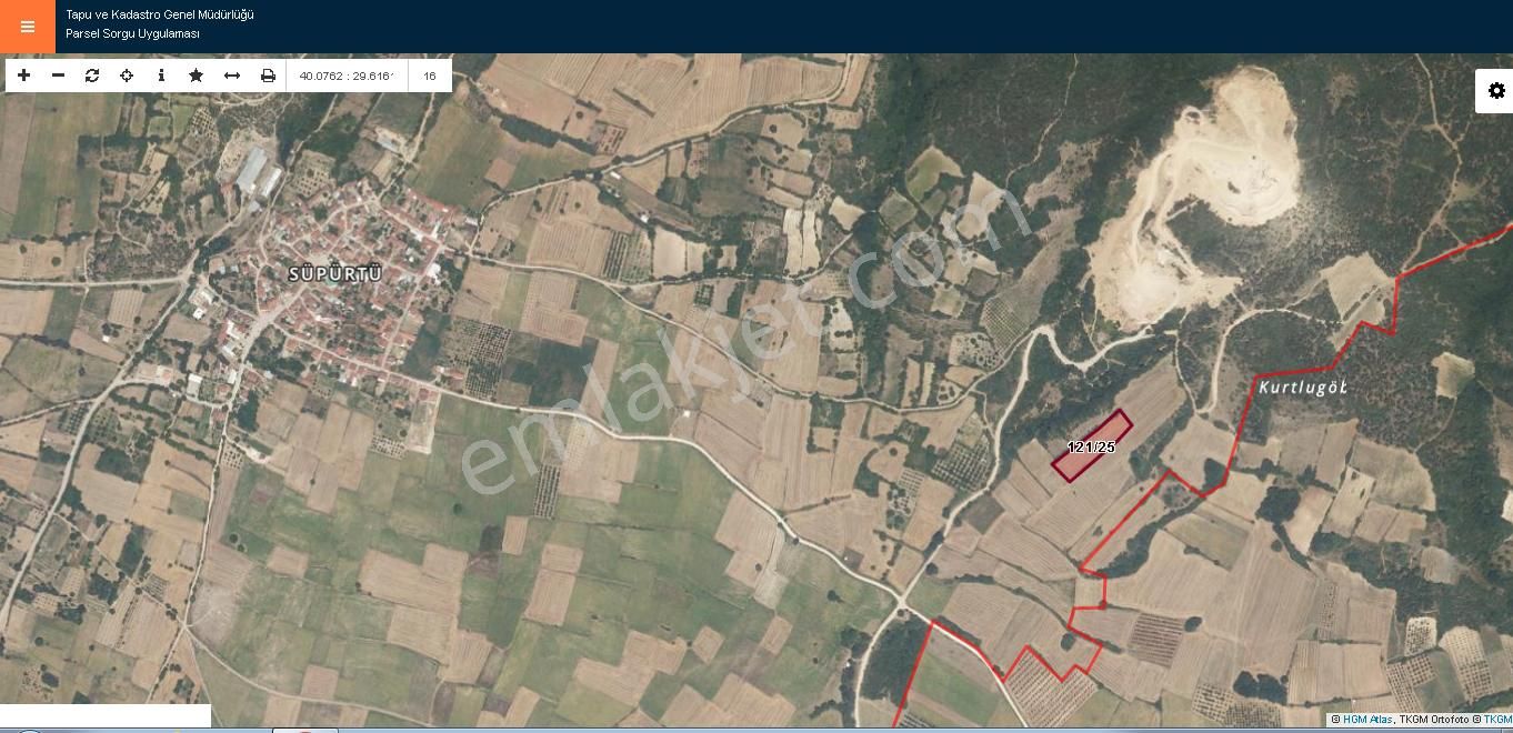 Akbaşlar Emlak Ve Gayrimenkul Güvencesiyle Satılık Tarla - Görsel 3