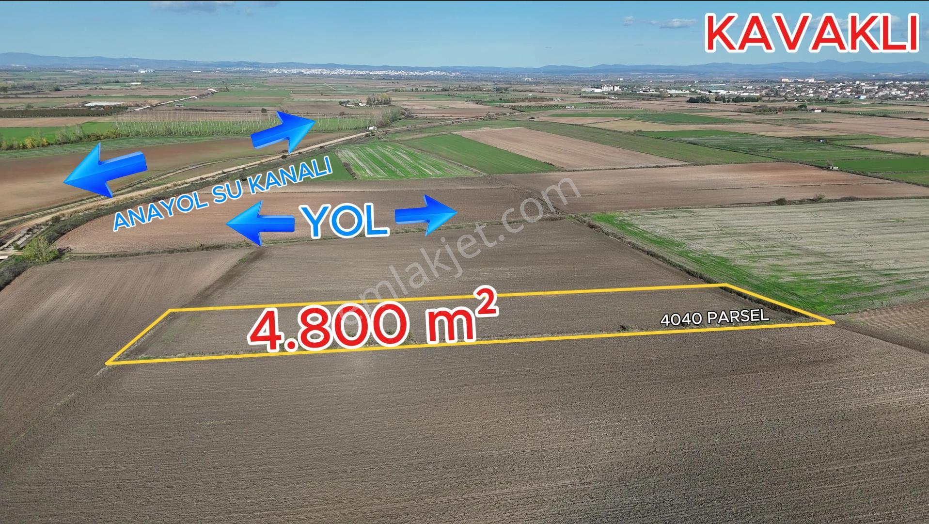 Kırklareli Kavaklı'ya Yakın Harika Konumuyla Ana Kanal Yanında Sulanabilir 4.800m² - Görsel 7