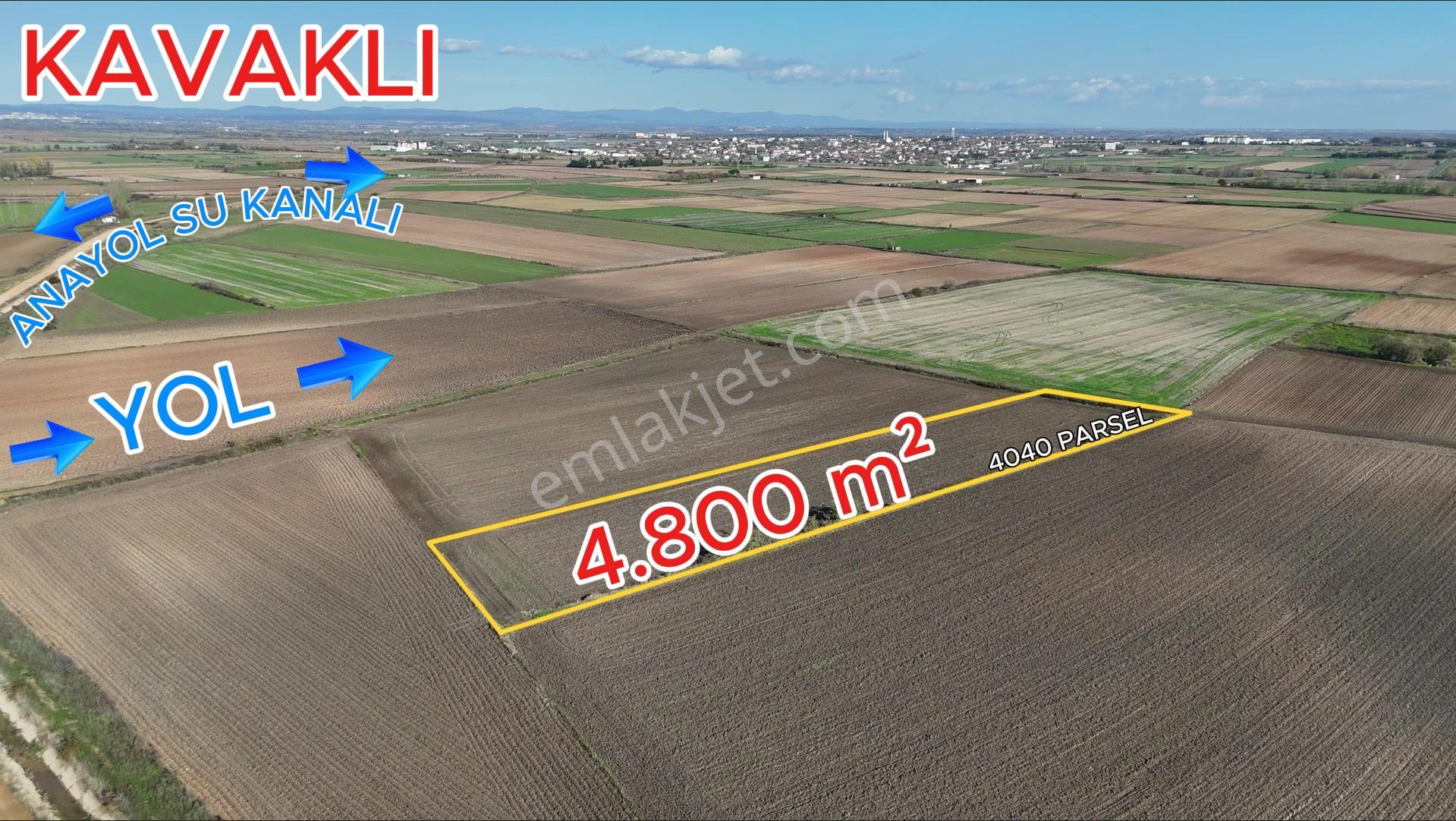 Kırklareli Kavaklı'ya Yakın Harika Konumuyla Ana Kanal Yanında Sulanabilir 4.800m² - Görsel 6