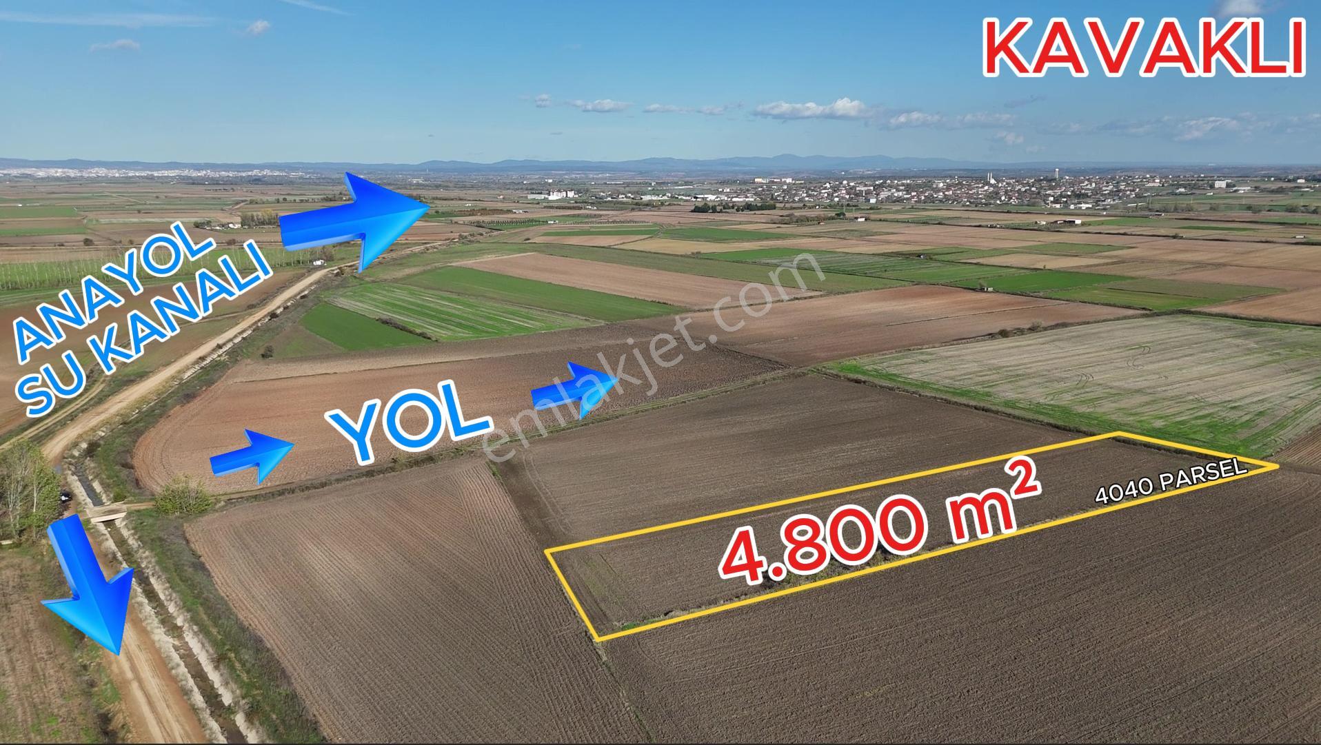 Kırklareli Kavaklı'ya Yakın Harika Konumuyla Ana Kanal Yanında Sulanabilir 4.800m² - Görsel 2