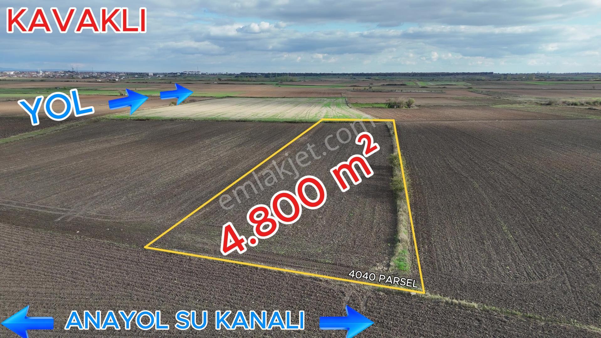 Kırklareli Kavaklı'ya Yakın Harika Konumuyla Ana Kanal Yanında Sulanabilir 4.800m² - Görsel 11