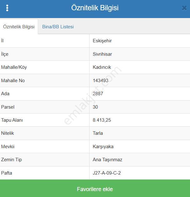 Eskişehir Sivrihisar Kadıncık Köyünde 8.413 M² Tarla Satılıktır - Görsel 7