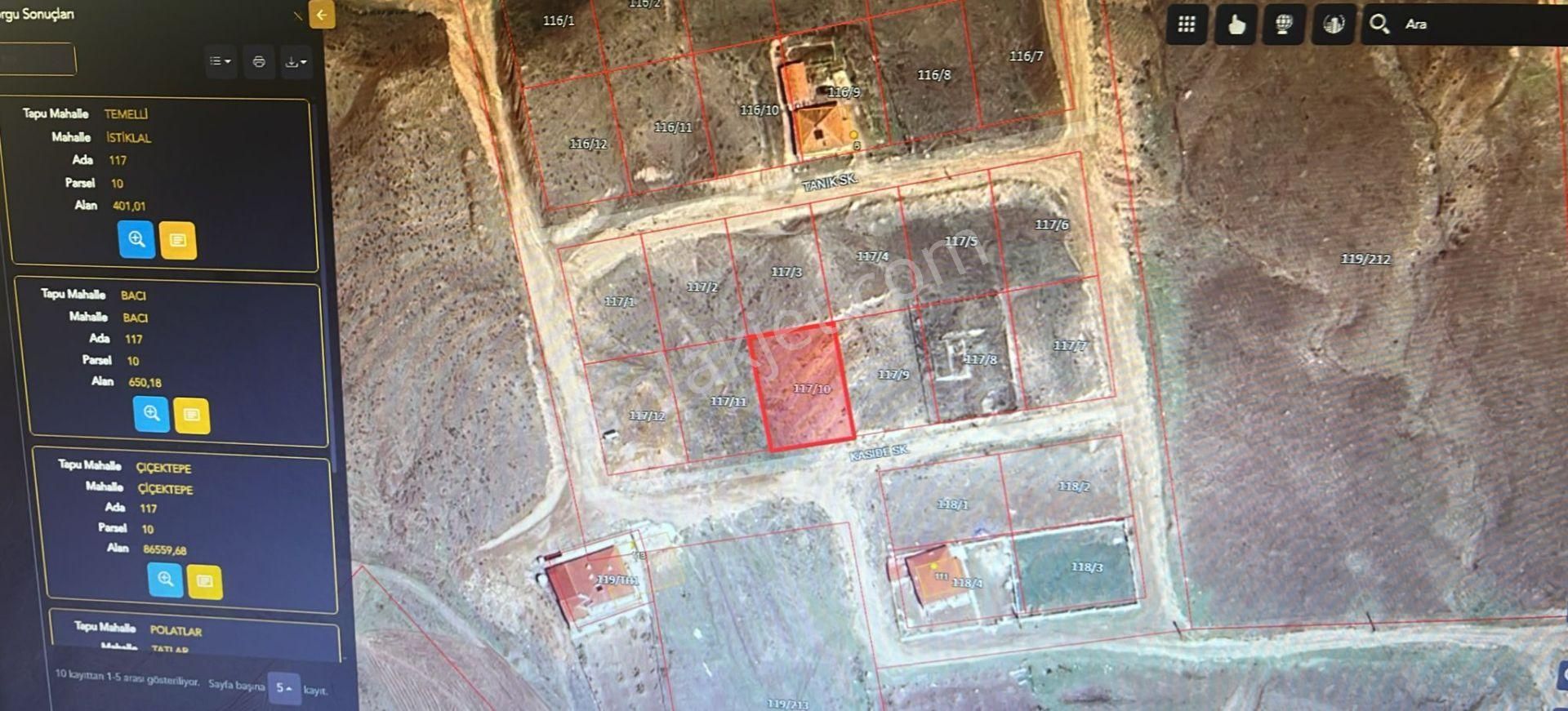 Temelli Bacıda Konut İmarlı 0,75 Emsal Tek Tapu Satılık Arsa - Görsel 3