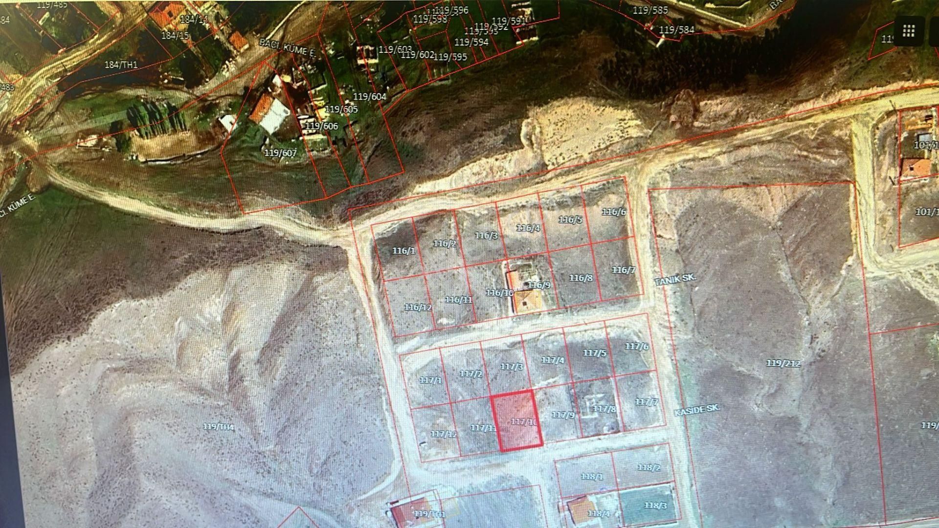 Temelli Bacıda Konut İmarlı 0,75 Emsal Tek Tapu Satılık Arsa - Görsel 4