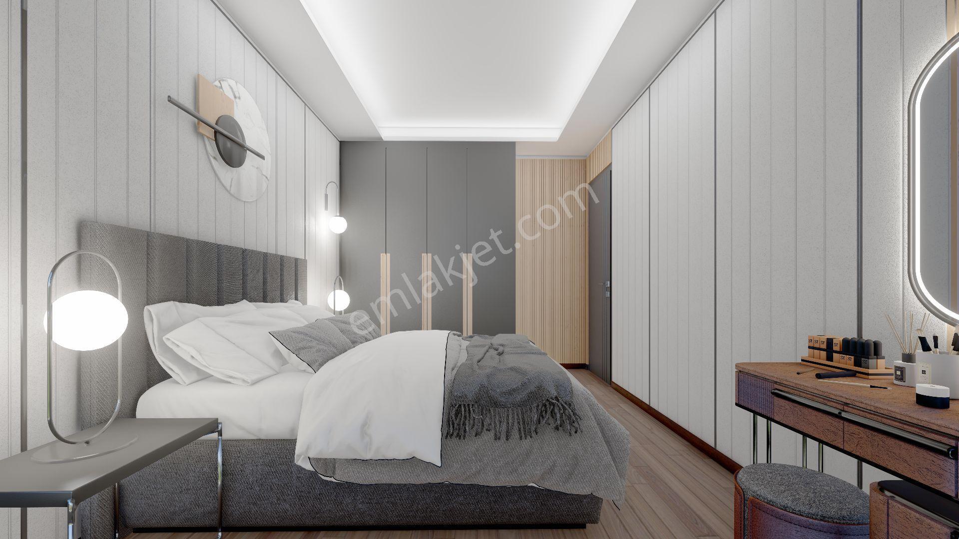 Alanya Merkezde Akıllı 1+1 Yeni Daire Denize 92 Metre - Görsel 19