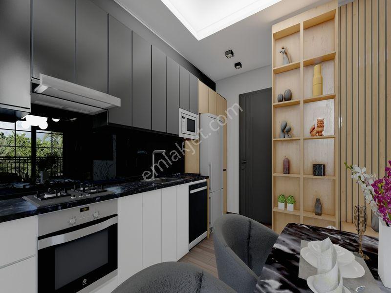 Alanya Merkezde Akıllı 1+1 Yeni Daire Denize 92 Metre - Görsel 17